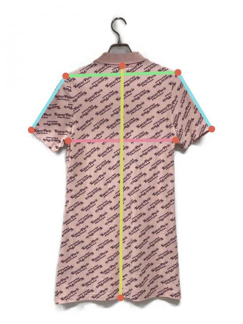 中古・古着通販】KENZO (ケンゾー) ロングポロシャツ ピンク サイズ:S