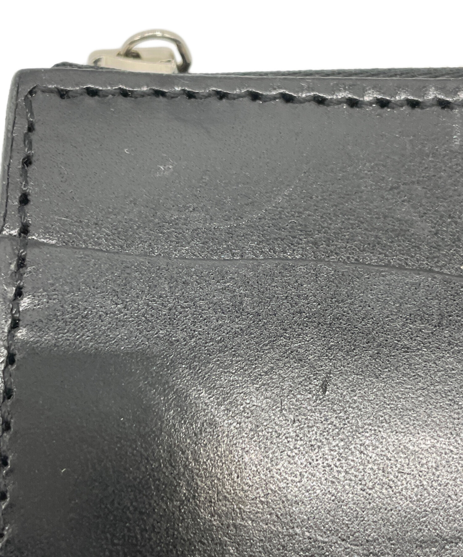 中古・古着通販】ALZUNI (アルズニ) レザーウォレット ブラック