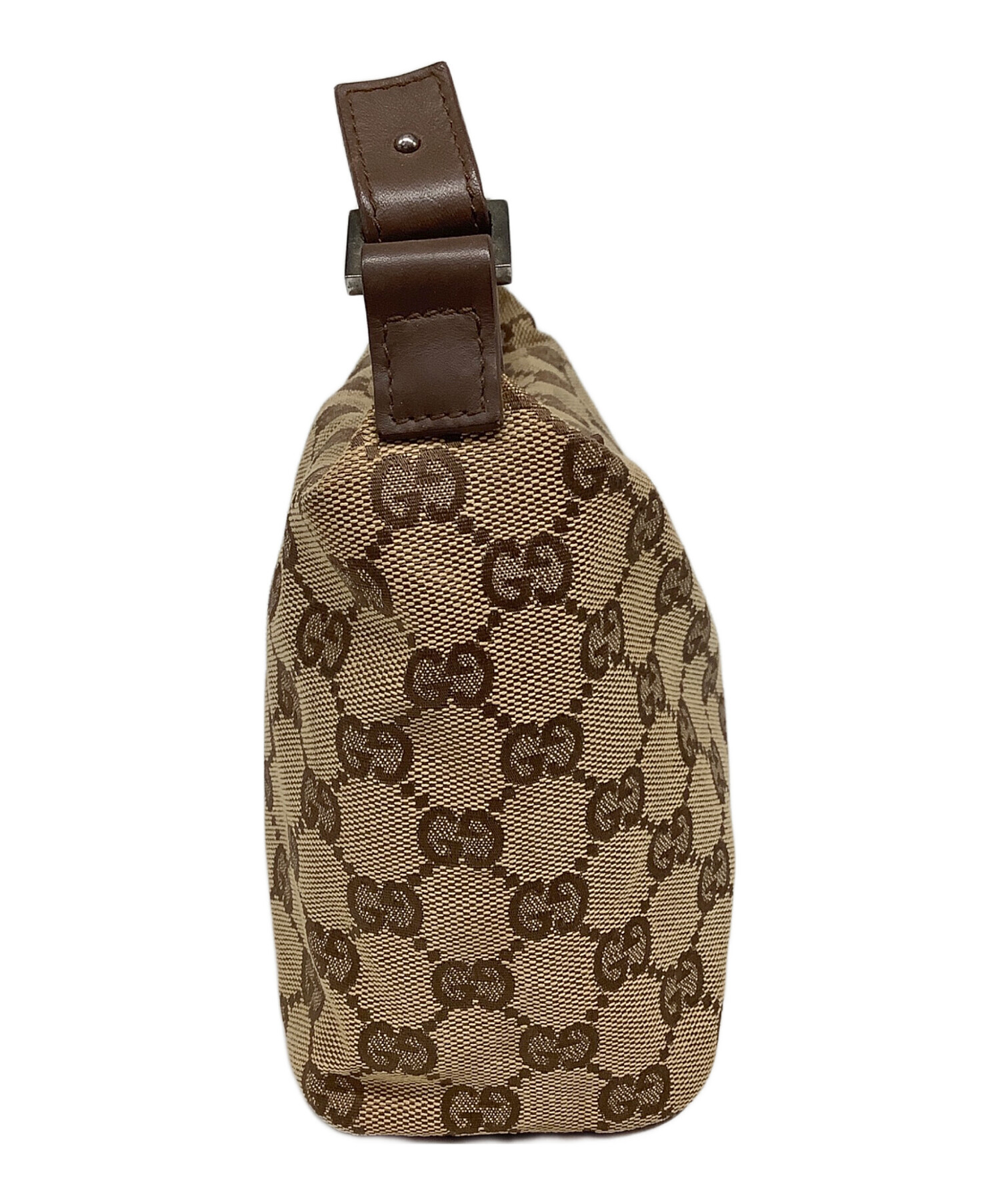 中古・古着通販】GUCCI (グッチ) GGキャンバスポーチ ベージュ 
