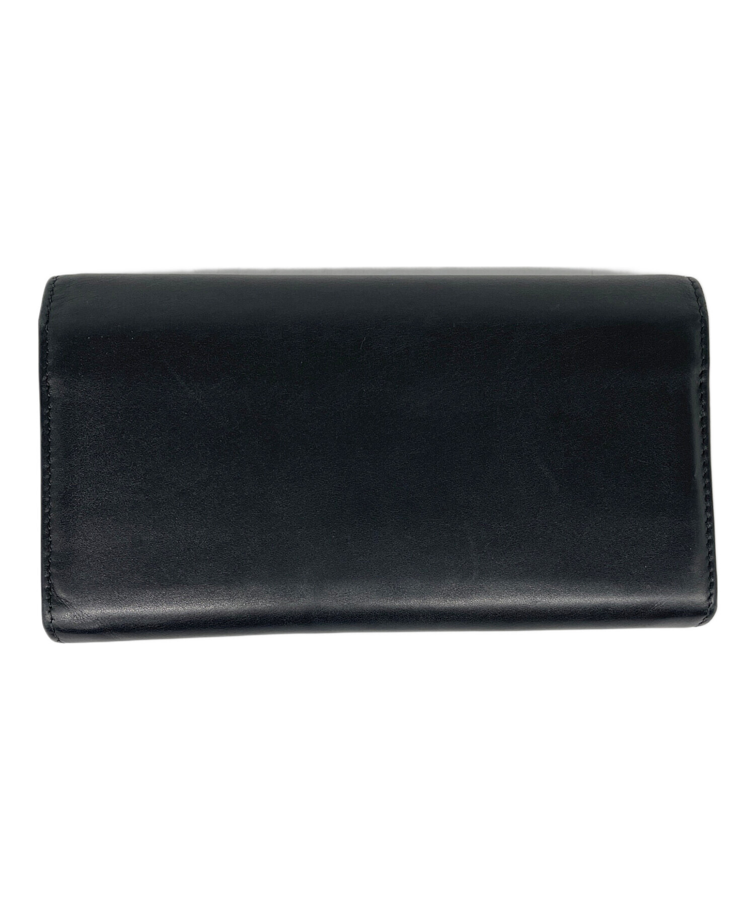 美品　財布 ブラック レザー　GUCCI グッチ 長財布 中古・古着通販】GUCCI (グッチ) 長財布 ブラック｜ブランド・古着通販