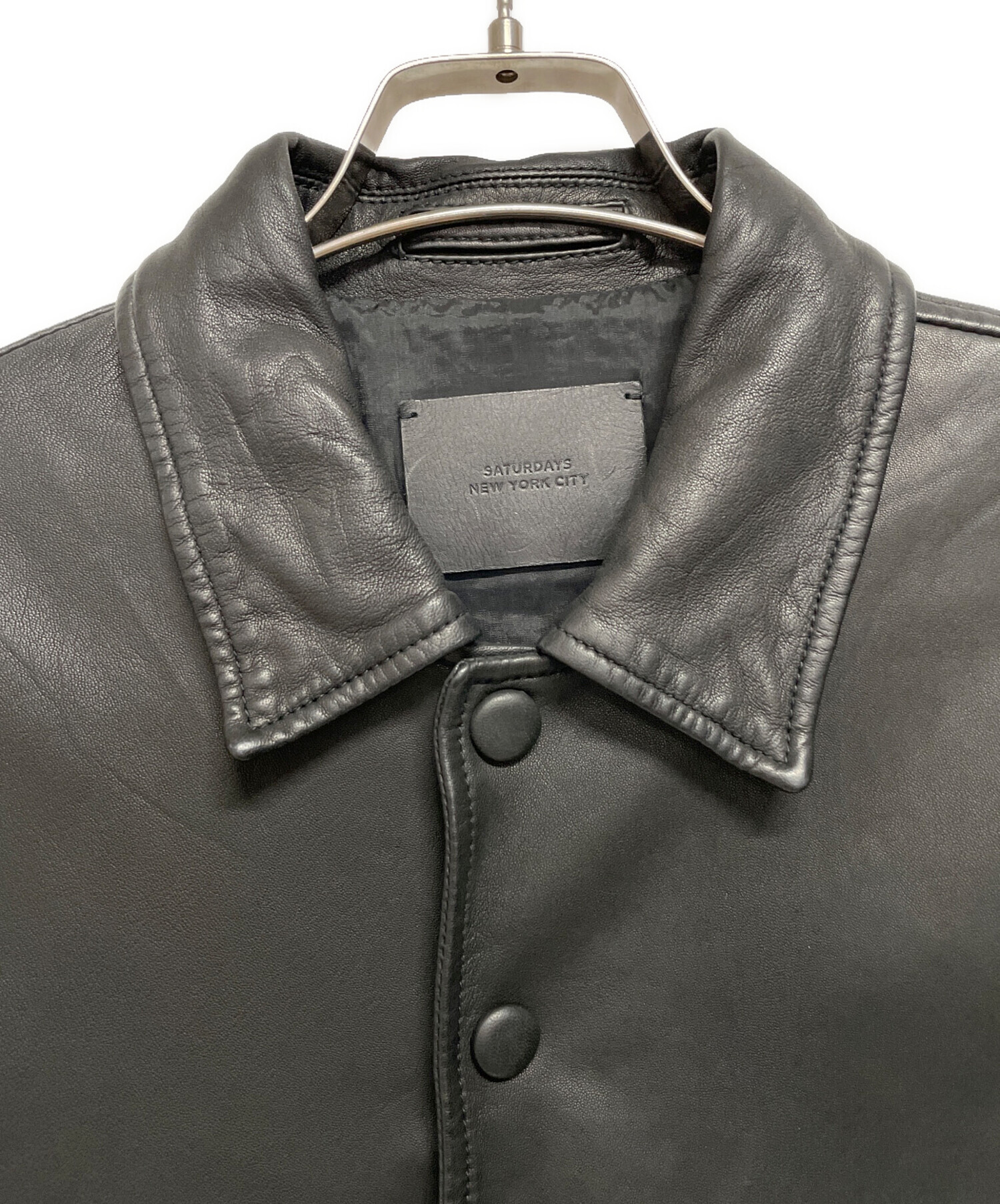 限定品 Saturdays NYC L相当 10周年 記念 スタジャン レザー 限定品 Saturdays NYC L相当 10周年 記念 スタジャン レザー Saturdays