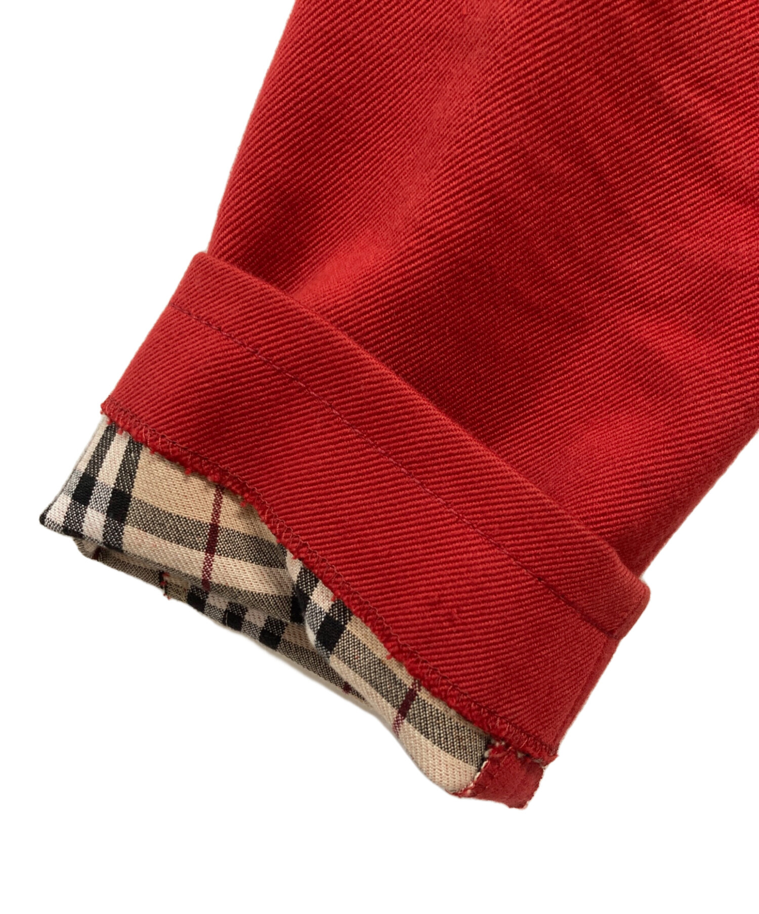 BURBERRY BLUE LABEL 赤いコート 38サイズ 中古・古着通販】BURBERRY BLUE LABEL (バーバリーロンドンブルー