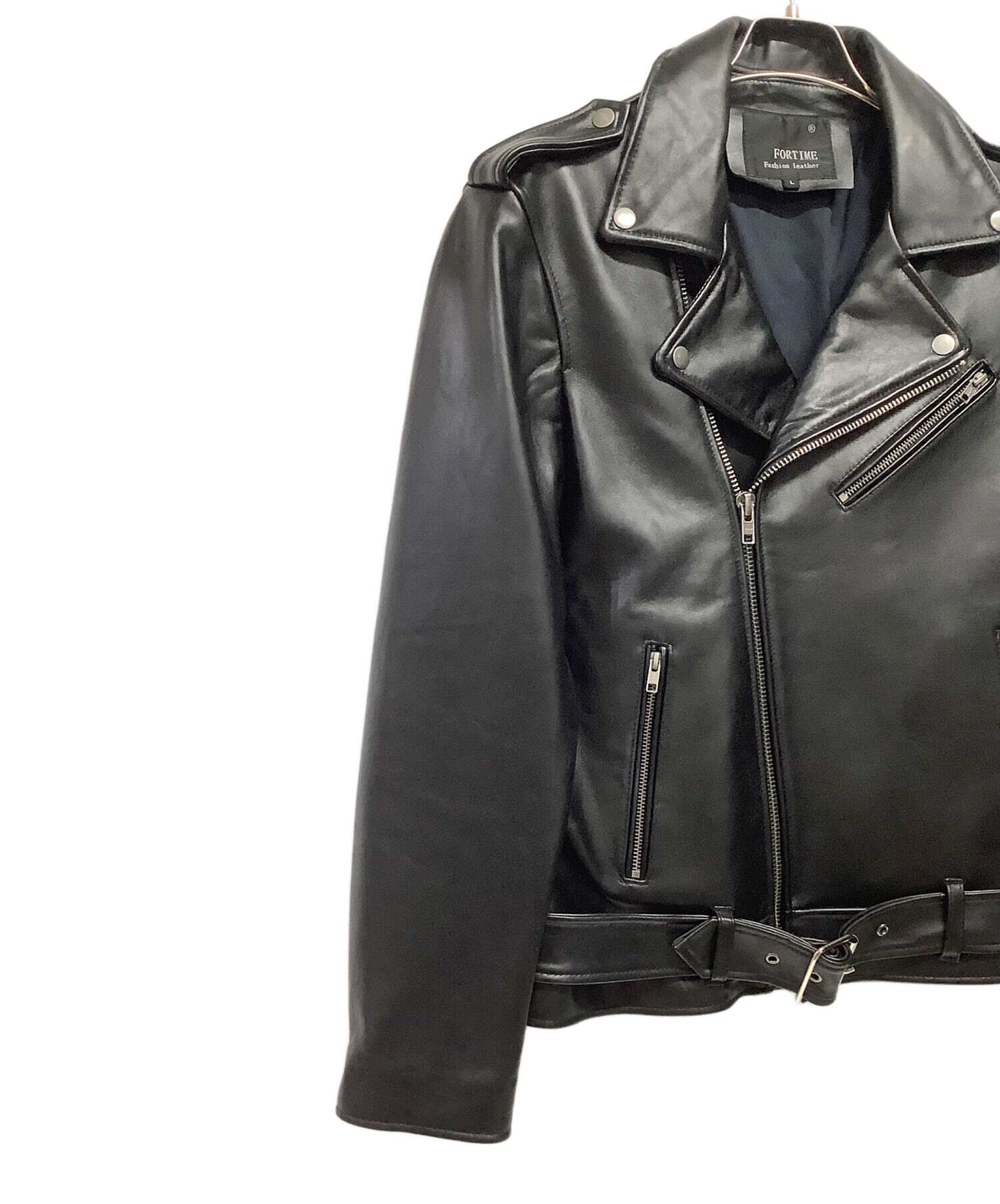 中古・古着通販】FORTIME (フォータイム) レザージャケット