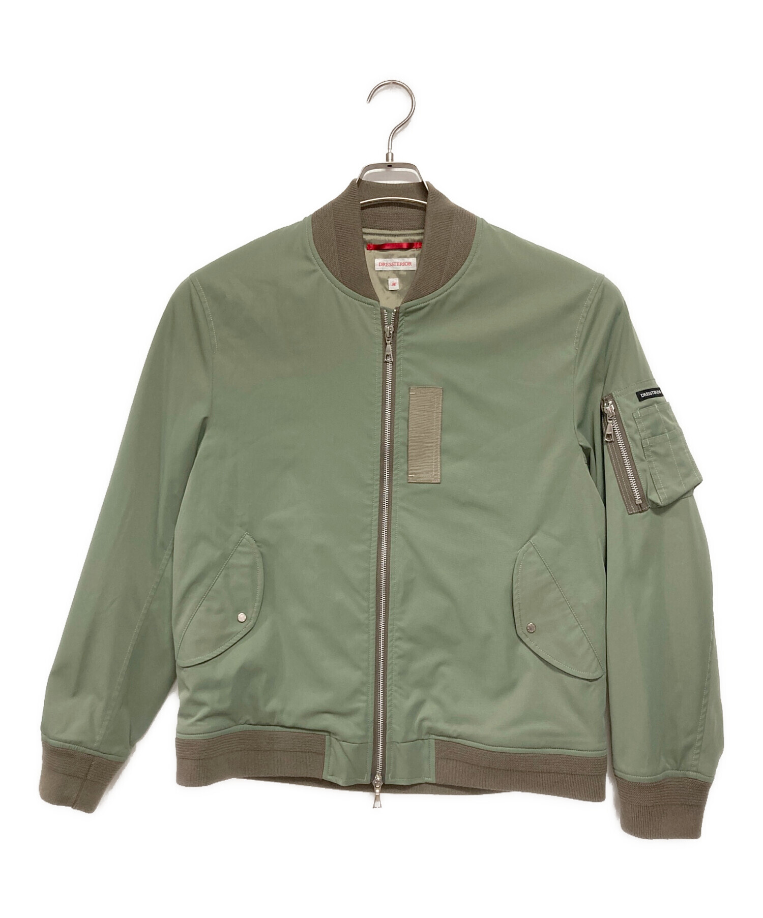 中古・古着通販】DRESSTERIOR (ドレステリア) MA-1ジャケット グリーン 