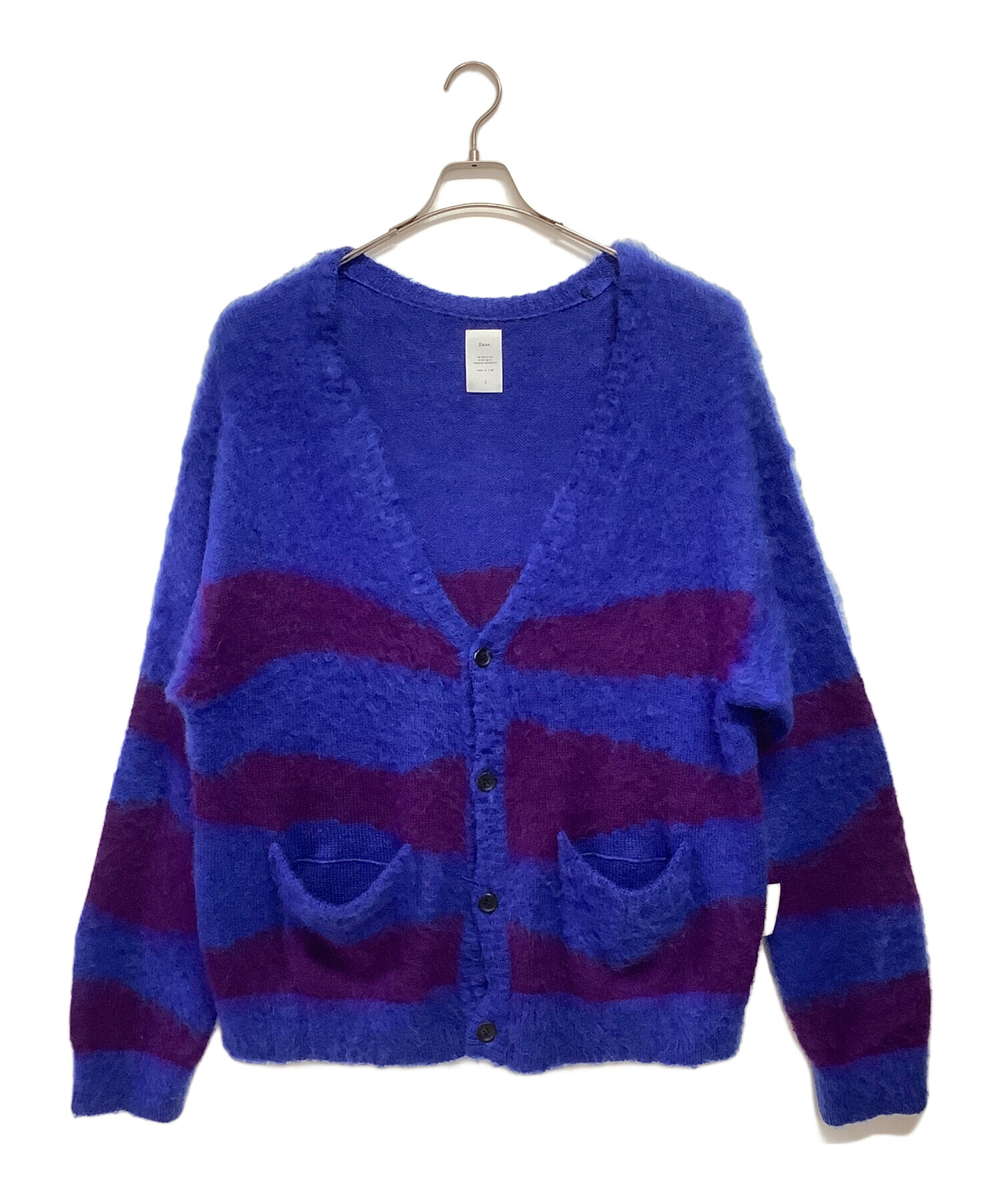 中古・古着通販】Name. (ネーム) WAVE STRIPED モヘアニット