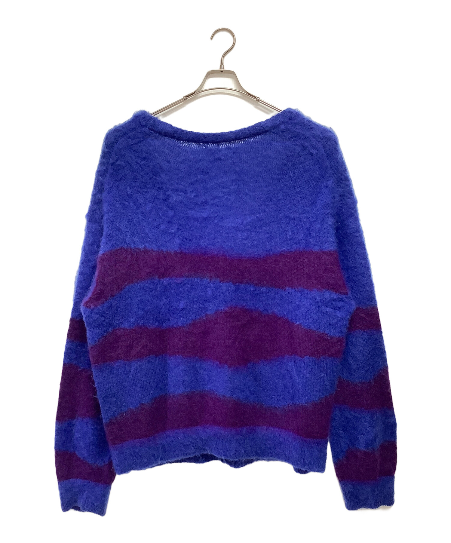 中古・古着通販】Name. (ネーム) WAVE STRIPED モヘアニット 