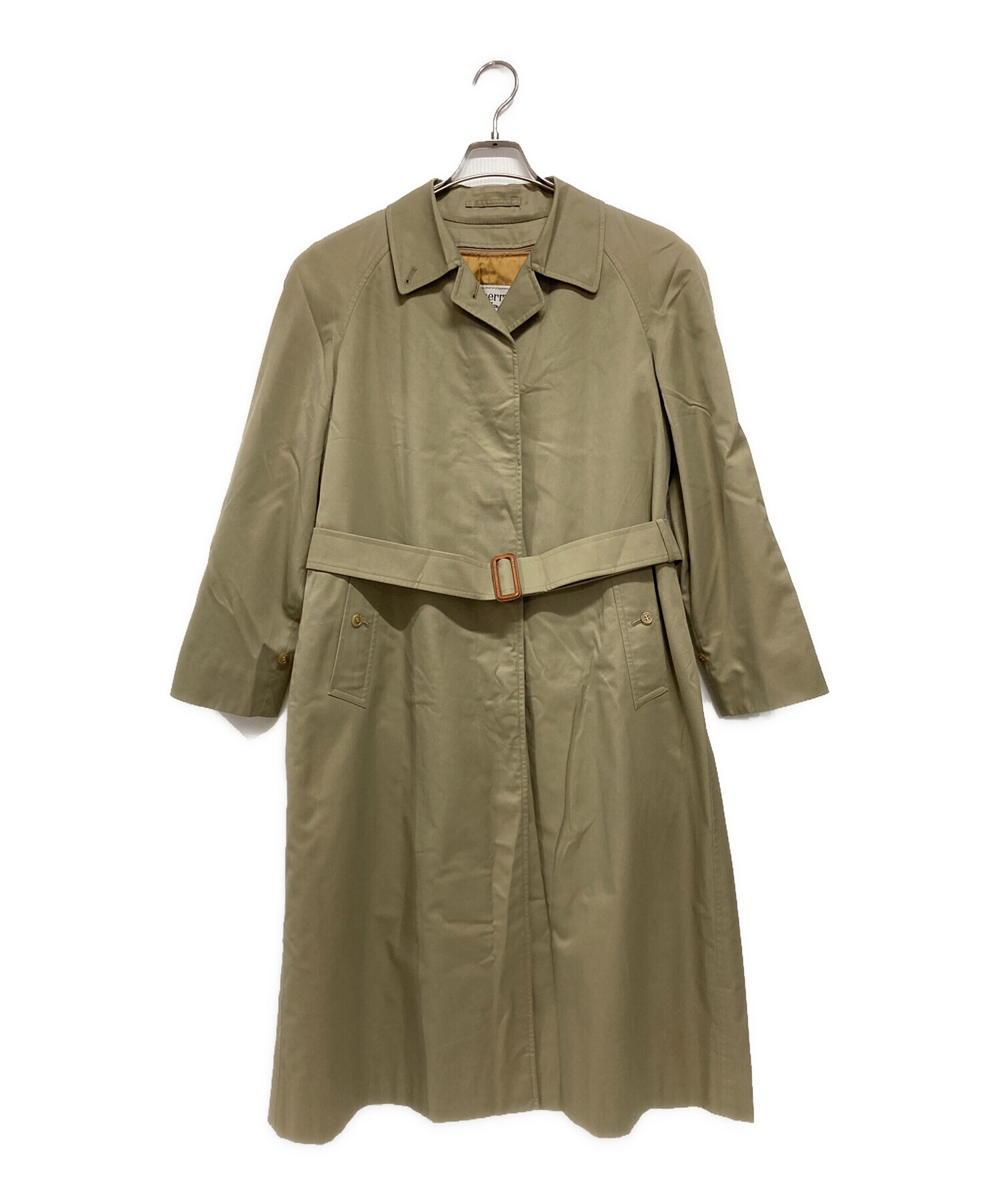 Burberry's トレンチコート カーキ色 中古・古着通販】Burberry's (バーバリーズ) ライナー付トレンチコート