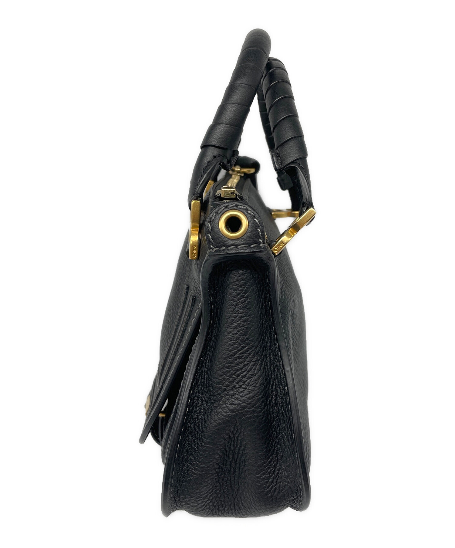 Chloe クロエ マーシー ブラック ハンドバッグ 2wayバッグ 