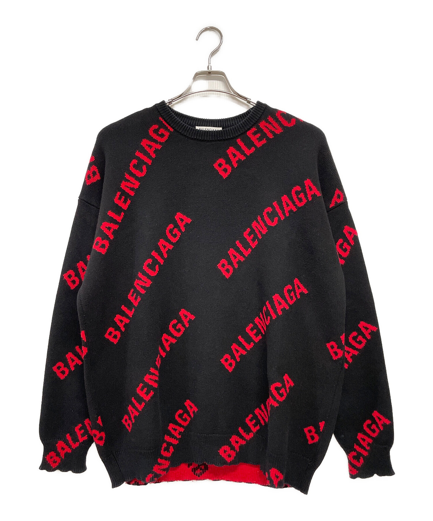 中古・古着通販】BALENCIAGA (バレンシアガ) ニット ブラック サイズ:S