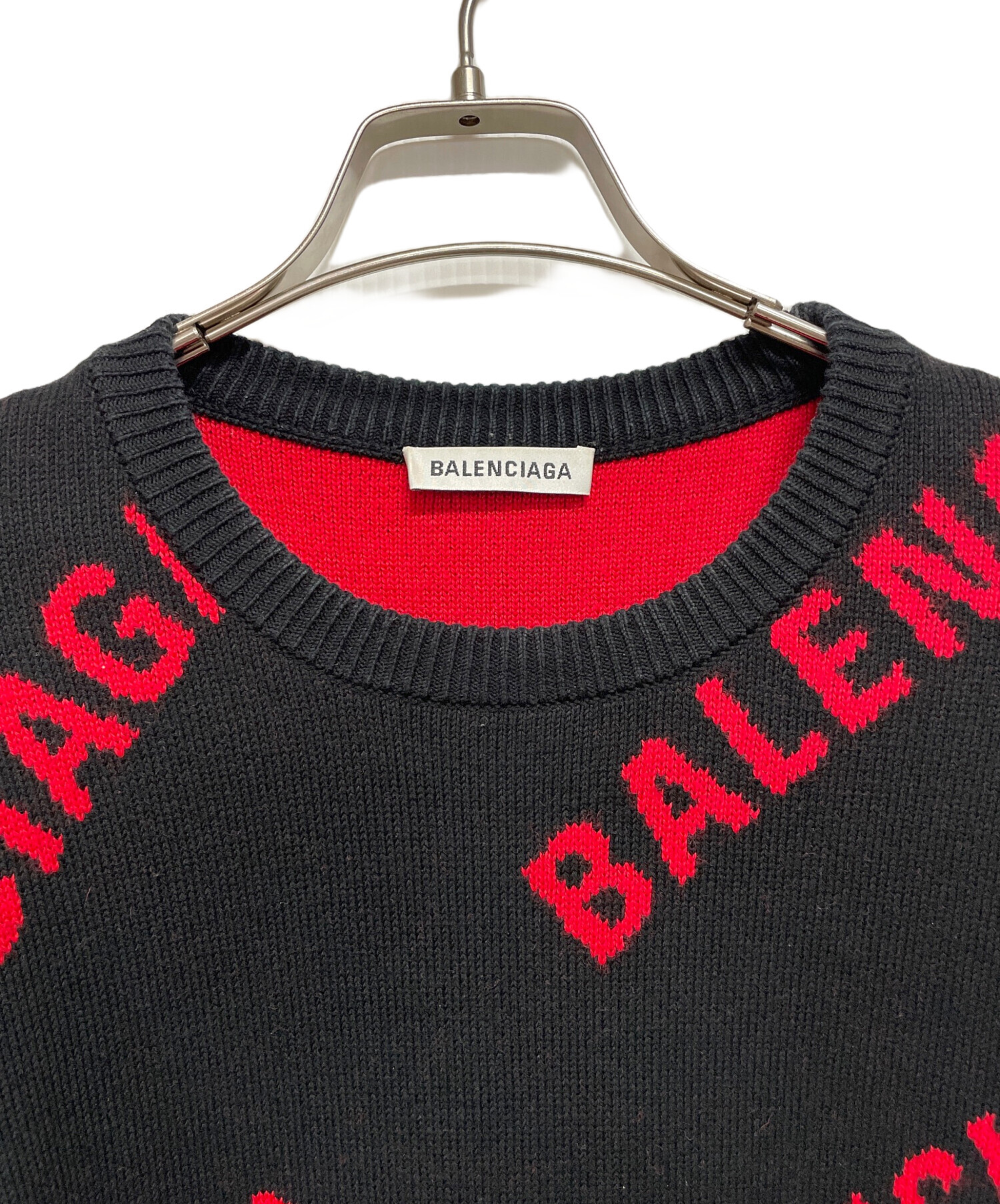 中古・古着通販】BALENCIAGA (バレンシアガ) ニット ブラック サイズ:S