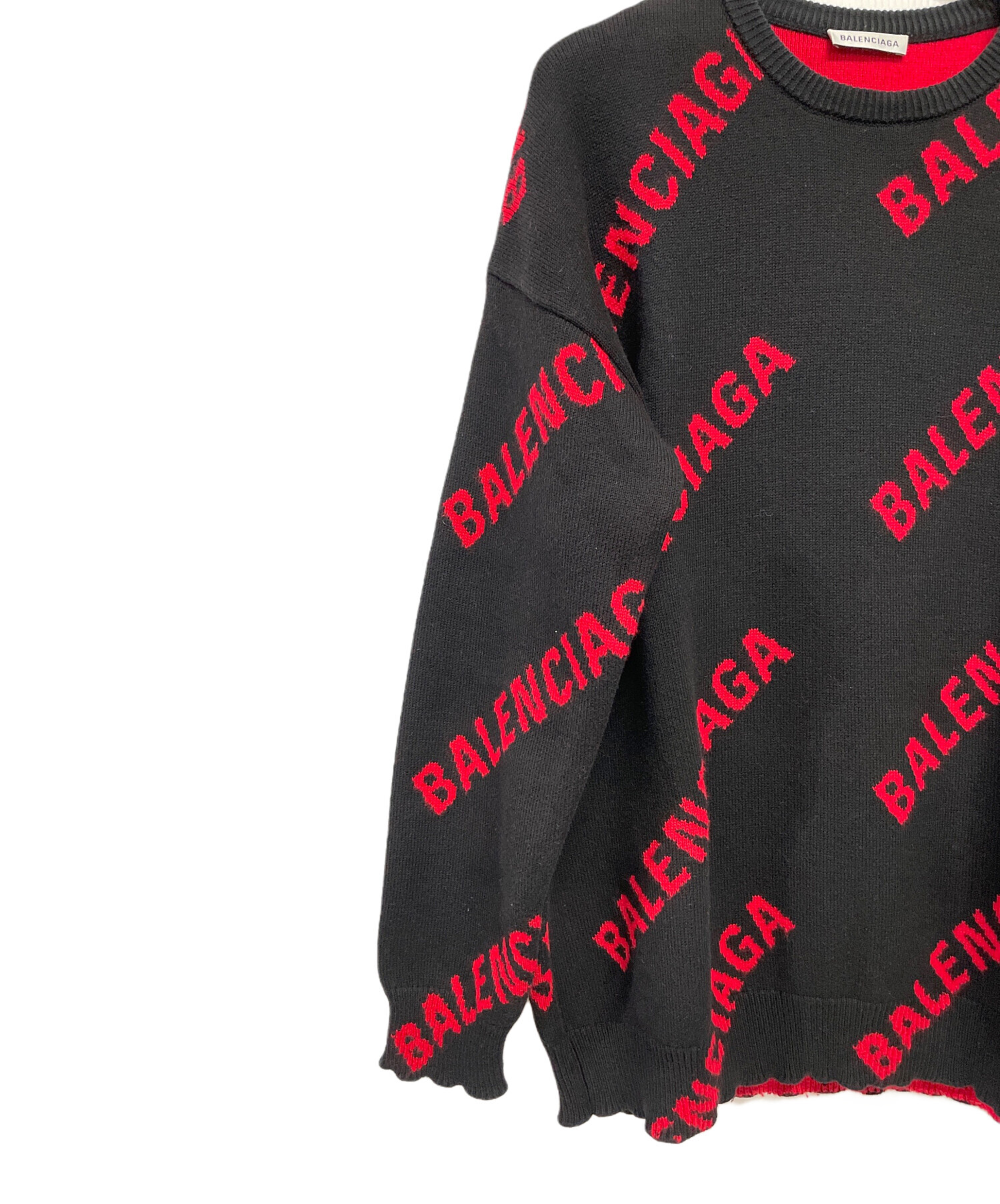 中古・古着通販】BALENCIAGA (バレンシアガ) ニット ブラック サイズ:S