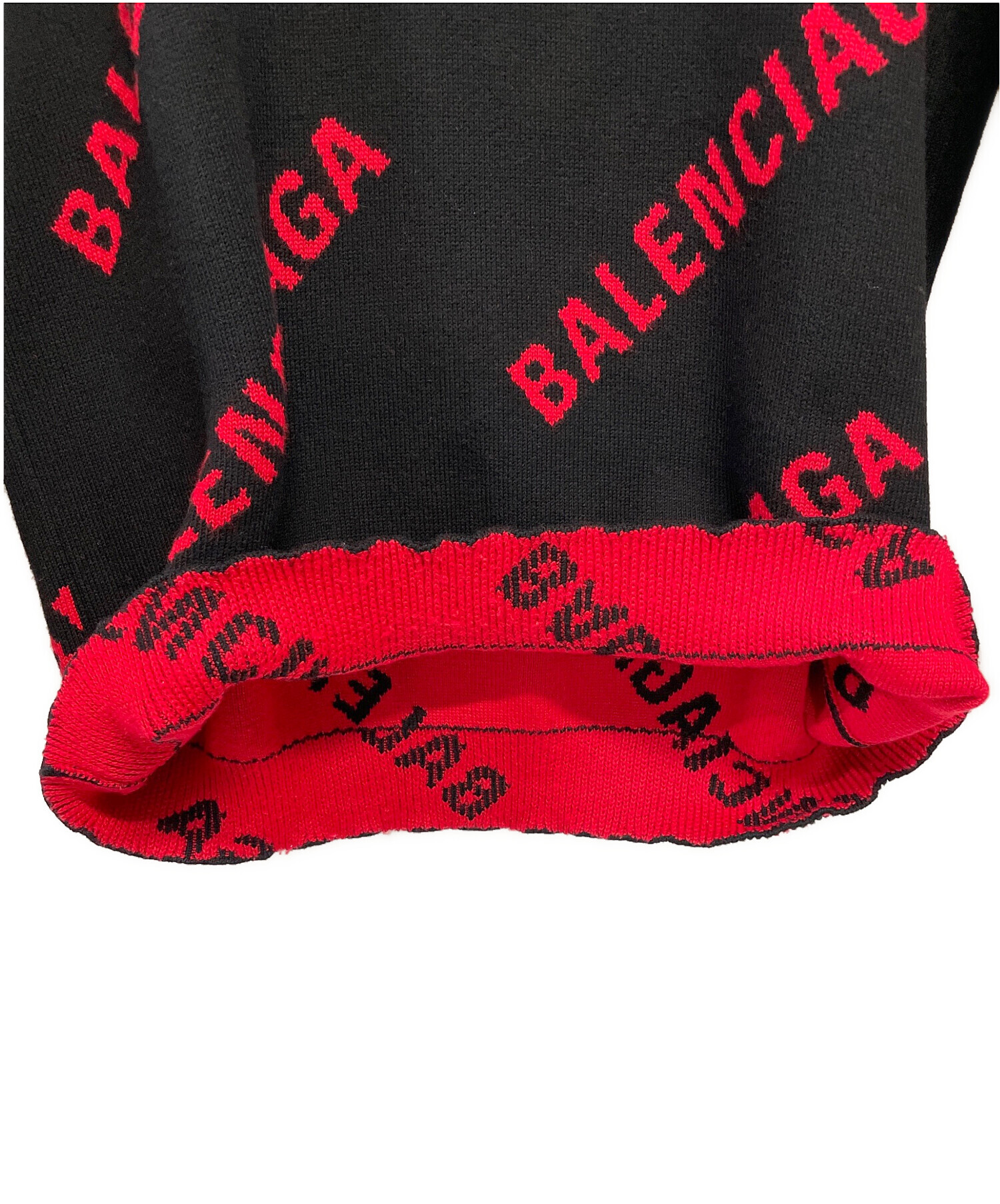 中古・古着通販】BALENCIAGA (バレンシアガ) ニット ブラック サイズ:S