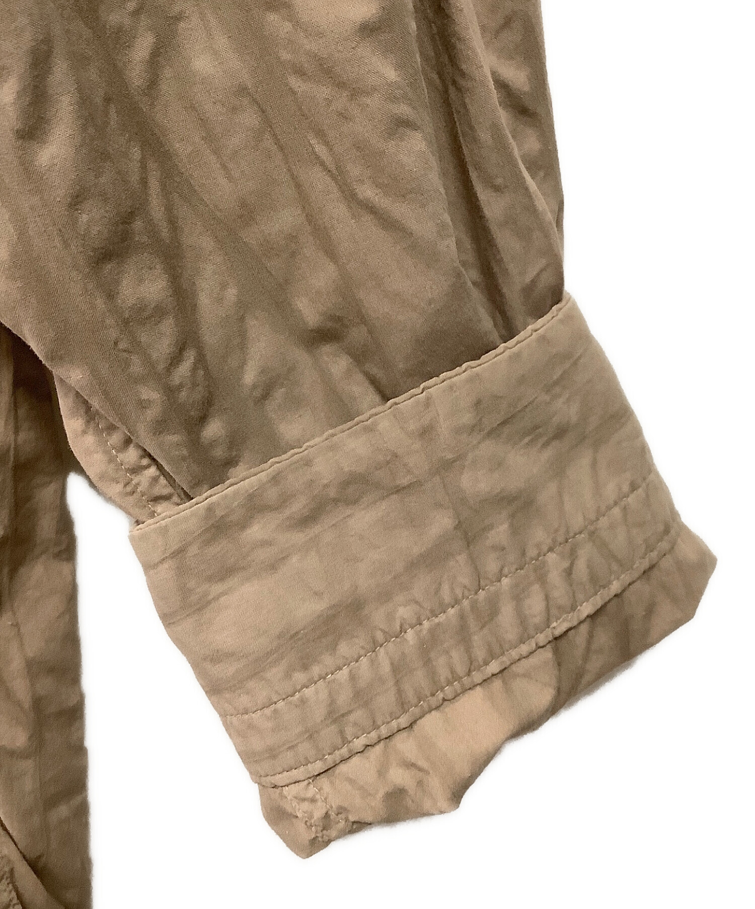 ISSEY MIYAKE イッセイミヤケ 長袖ブラウス　リバーシブル　ブラウン 中古・古着通販】ISSEY MIYAKE (イッセイミヤケ) 長袖シャツ ブラウン