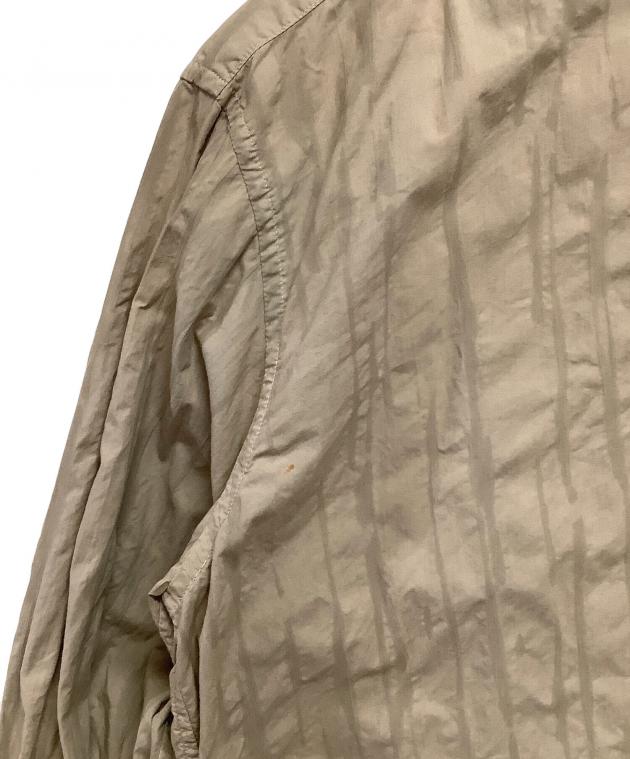 ISSEY MIYAKE イッセイミヤケ 長袖ブラウス　リバーシブル　ブラウン 中古・古着通販】ISSEY MIYAKE (イッセイミヤケ) 長袖シャツ ブラウン