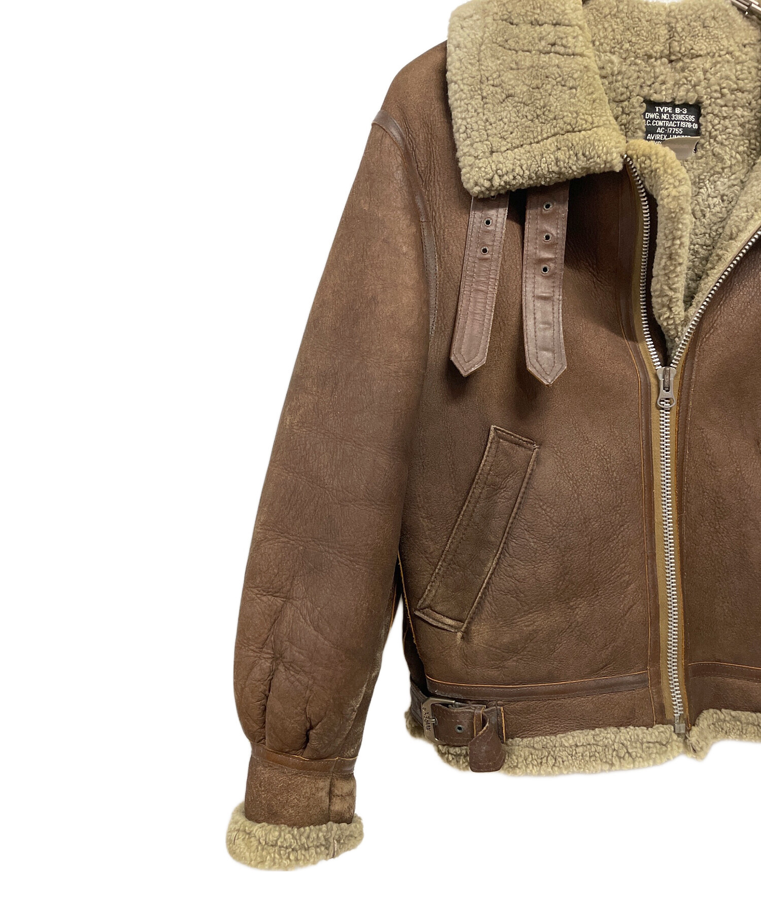 中古・古着通販】AVIREX (アヴィレックス) タイプB-3ムートン