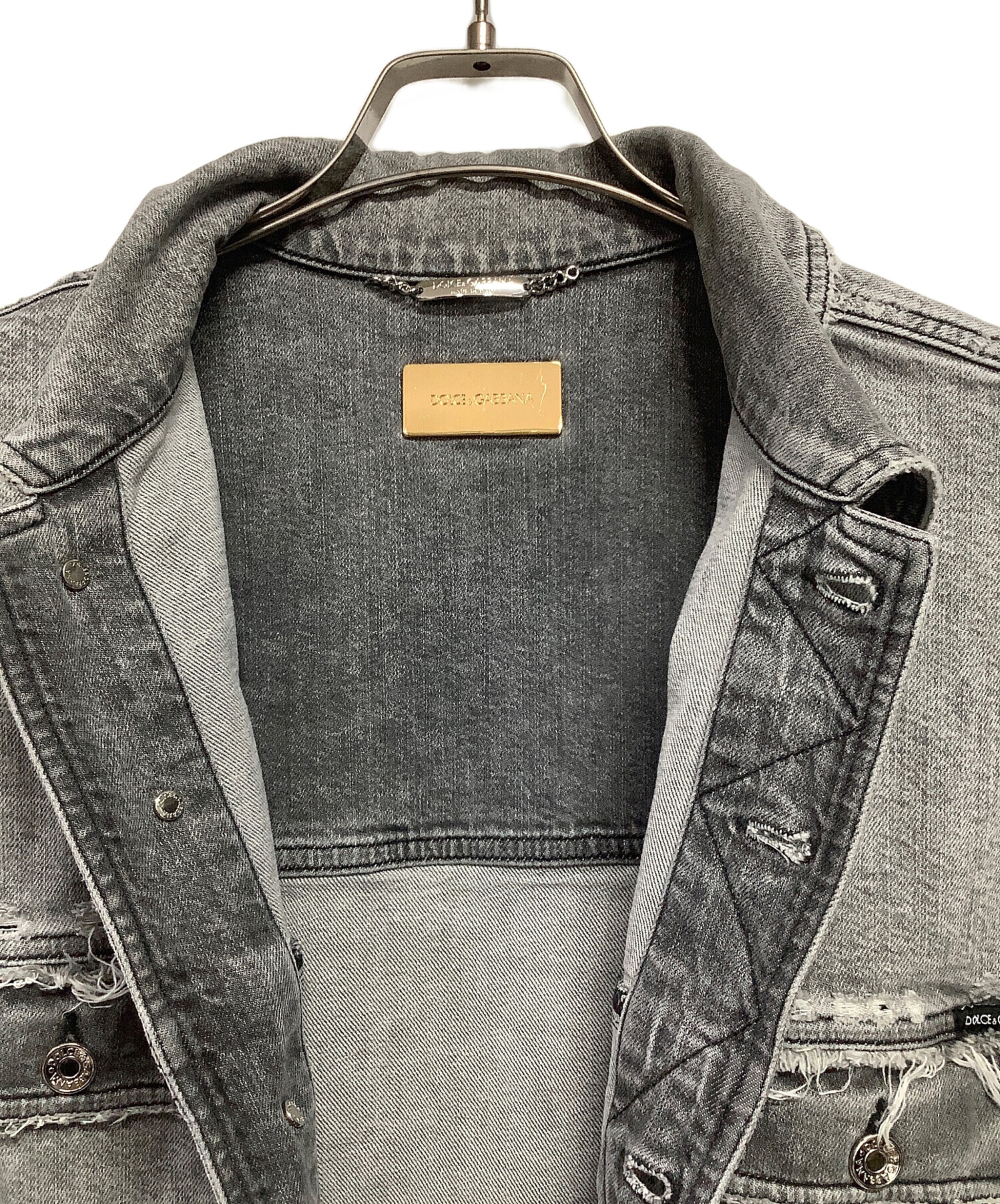 け*い様 Dolce & Gabbana グレー ジャケット サイズ46 DOLCE&GABBANA