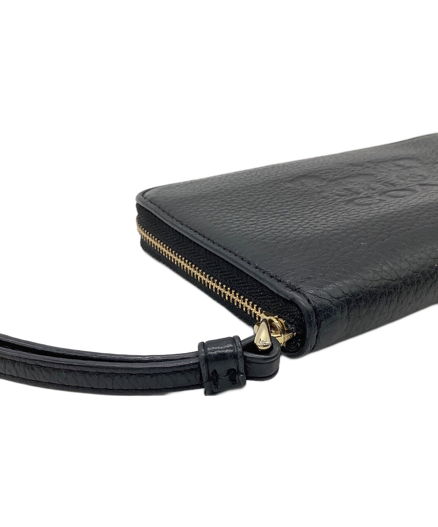 中古・古着通販】COACH (コーチ) ホース キャリッジ長財布 ブラック 