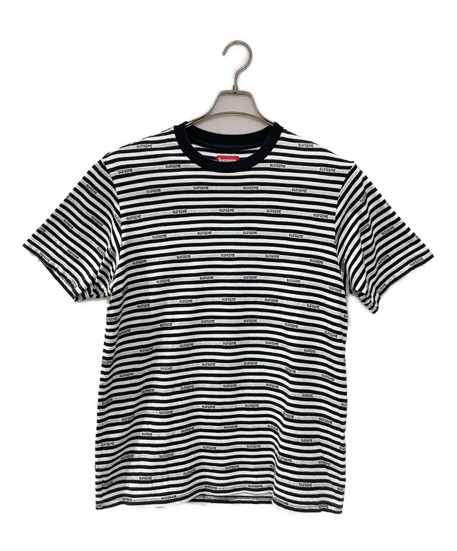 中古・古着通販】SUPREME (シュプリーム) 半袖カットソー ブラック 
