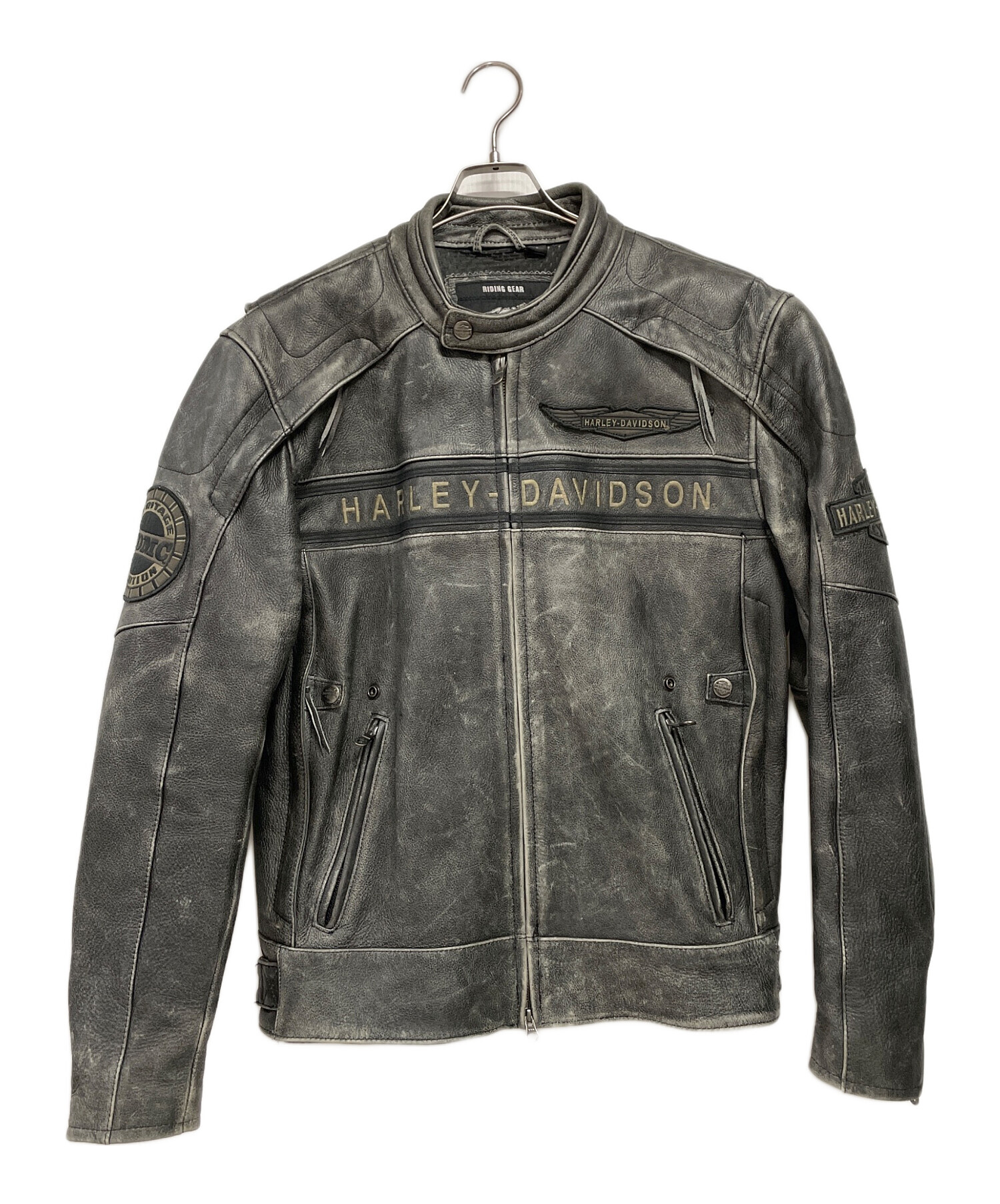 中古・古着通販】HARLEY-DAVIDSON (ハーレーダビッドソン) レザー 