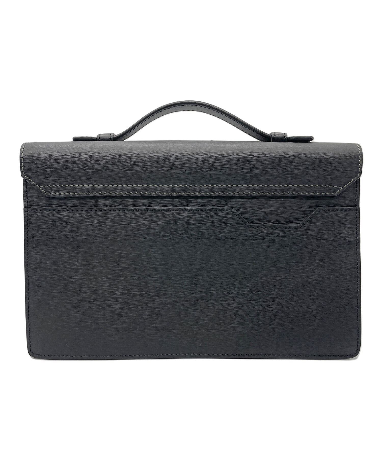 中古・古着通販】dunhill (ダンヒル) セカンドバッグ ブラック 