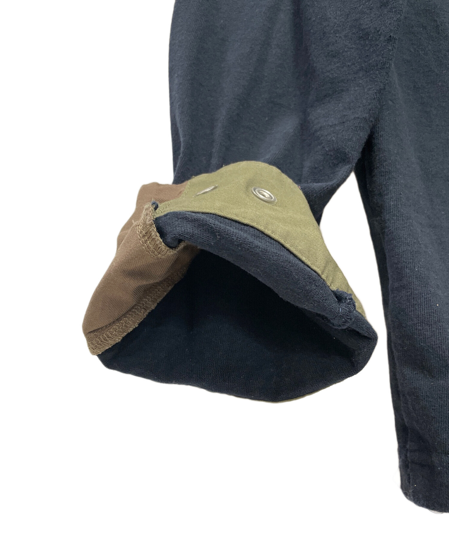 中古・古着通販】sacai (サカイ) 長袖カットソー ネイビー サイズ:1