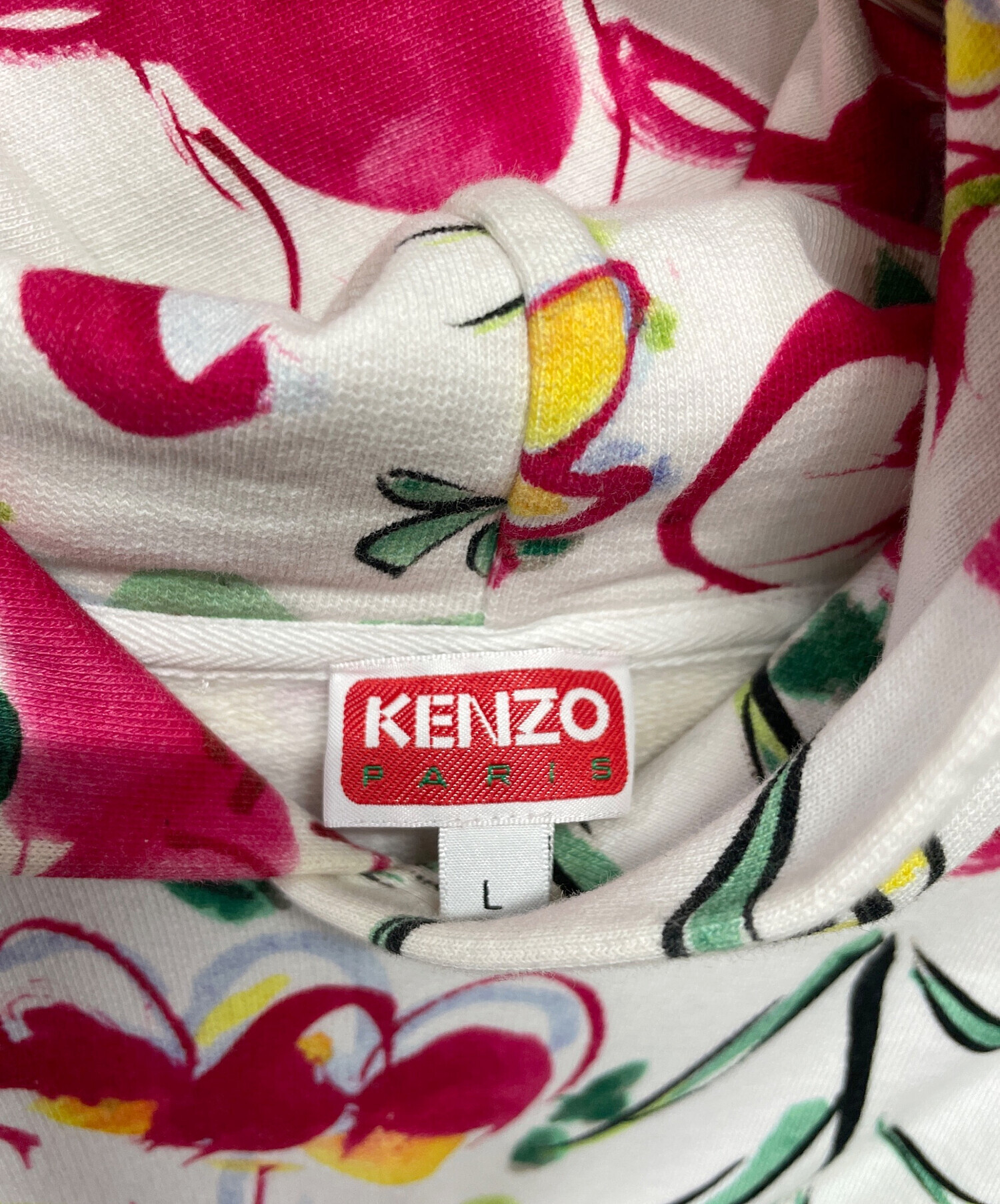 中古・古着通販】KENZO (ケンゾー) プルオーバーパーカー マルチカラー 