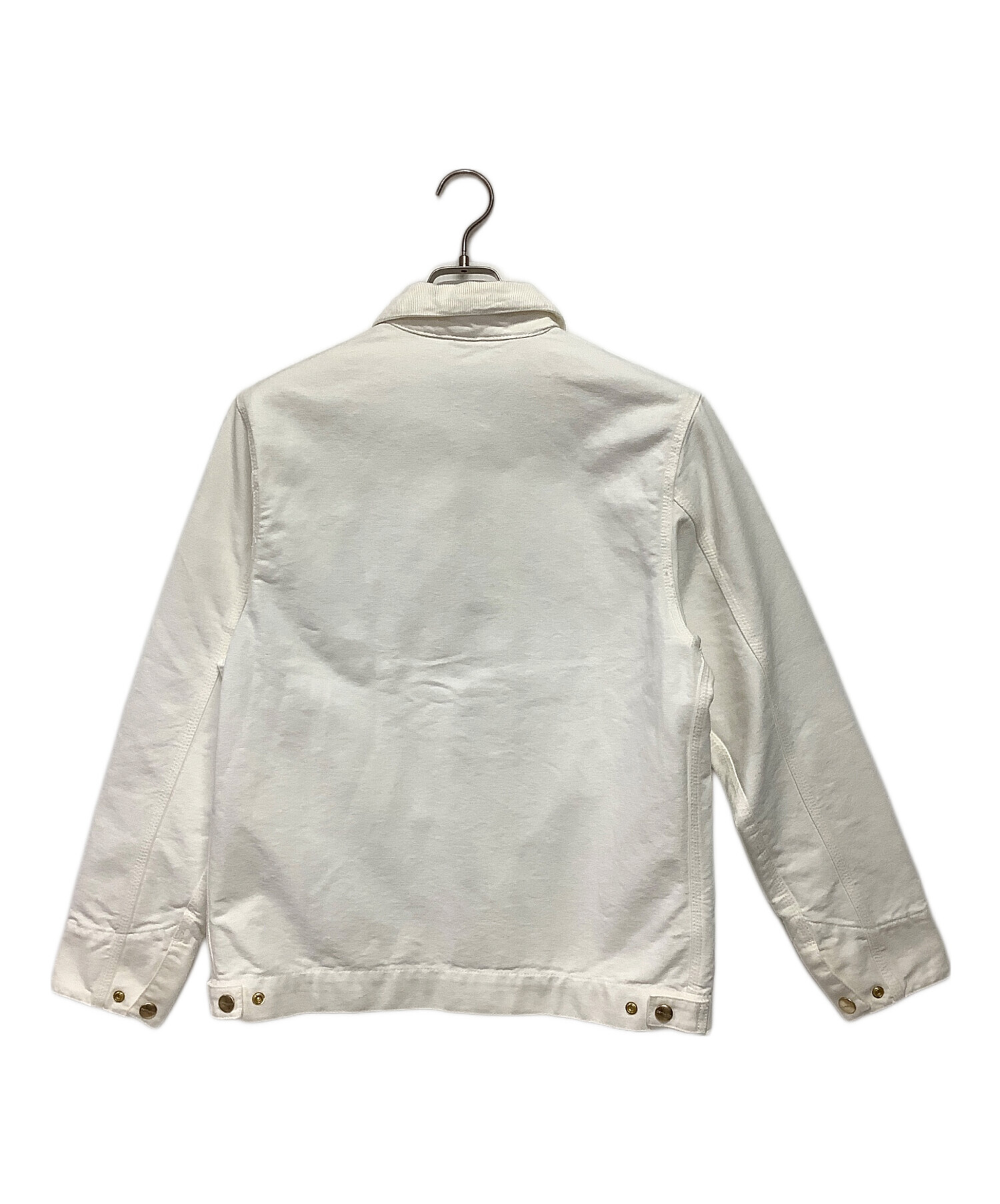 Carhartt デトロイトジャケット　ホワイト Lサイズ 中古・古着通販】CarHartt (カーハート) デトロイトジャケット