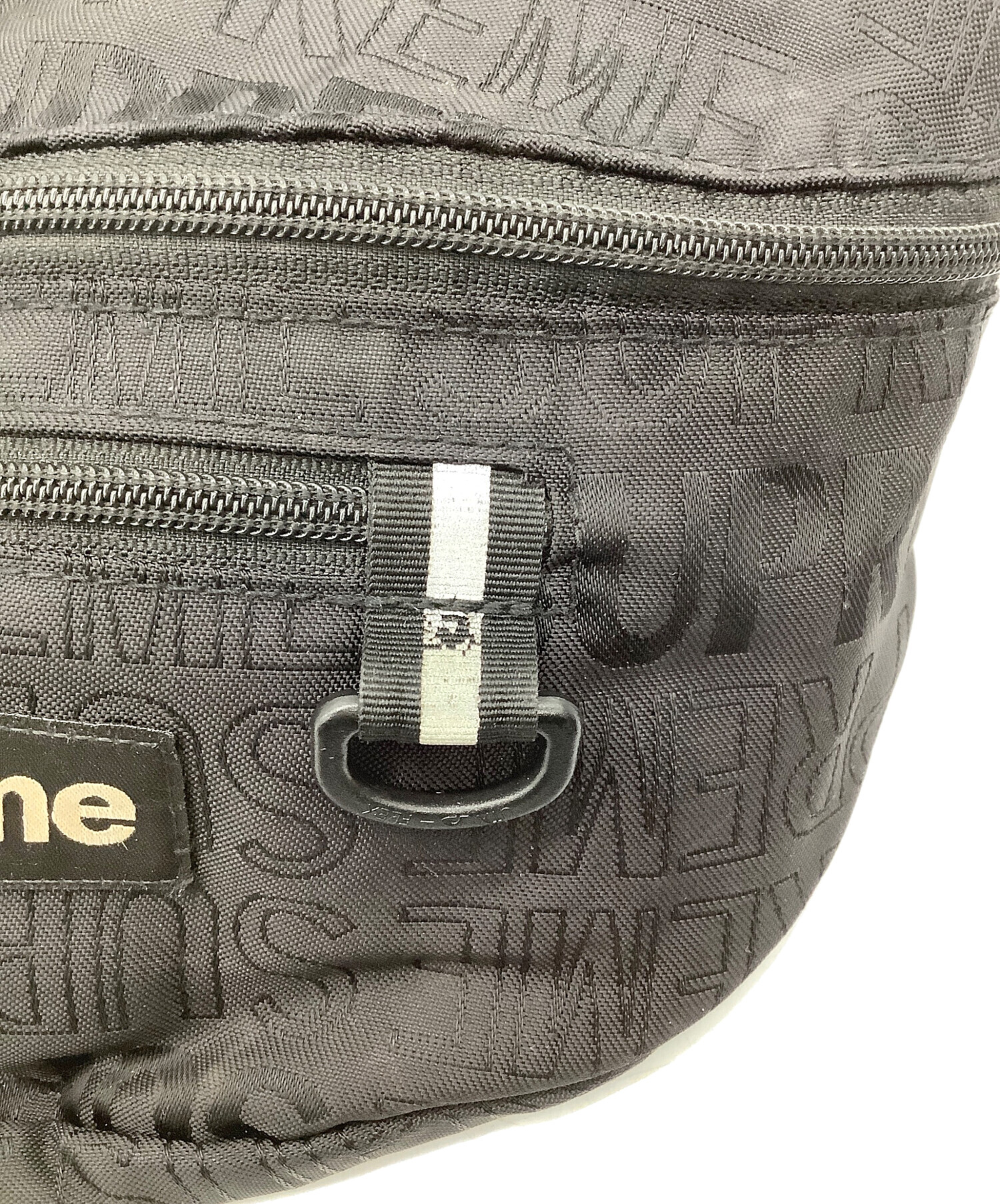 中古・古着通販】SUPREME (シュプリーム) ウエストバッグ ブラック