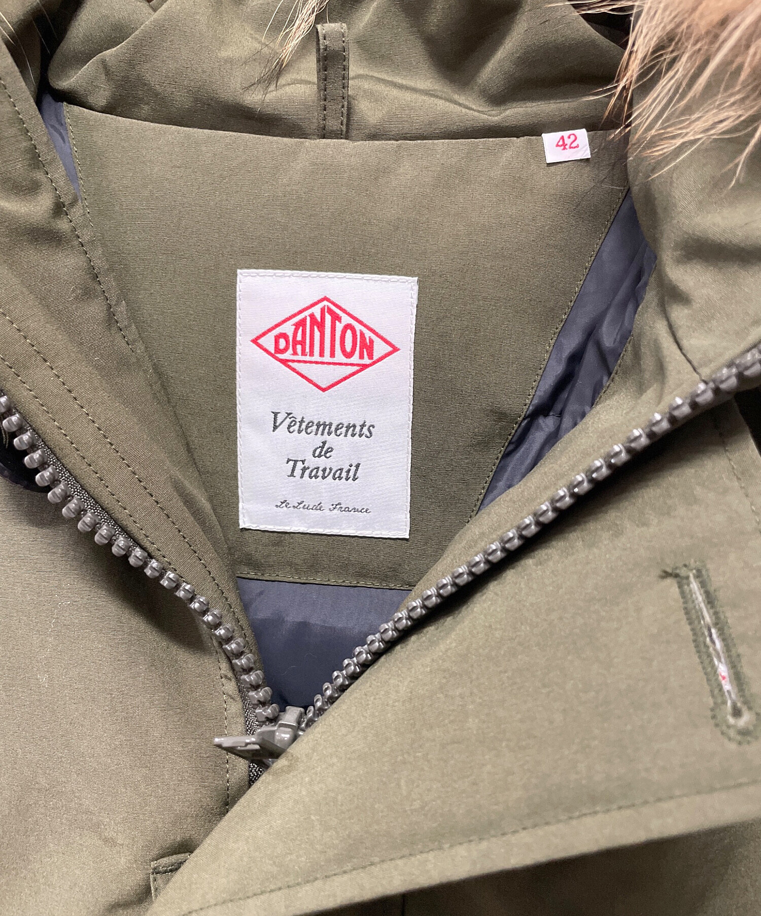 中古・古着通販】DANTON (ダントン) ダウンコート グリーン サイズ:42