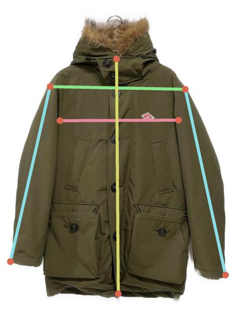 中古・古着通販】DANTON (ダントン) ダウンコート グリーン サイズ:42