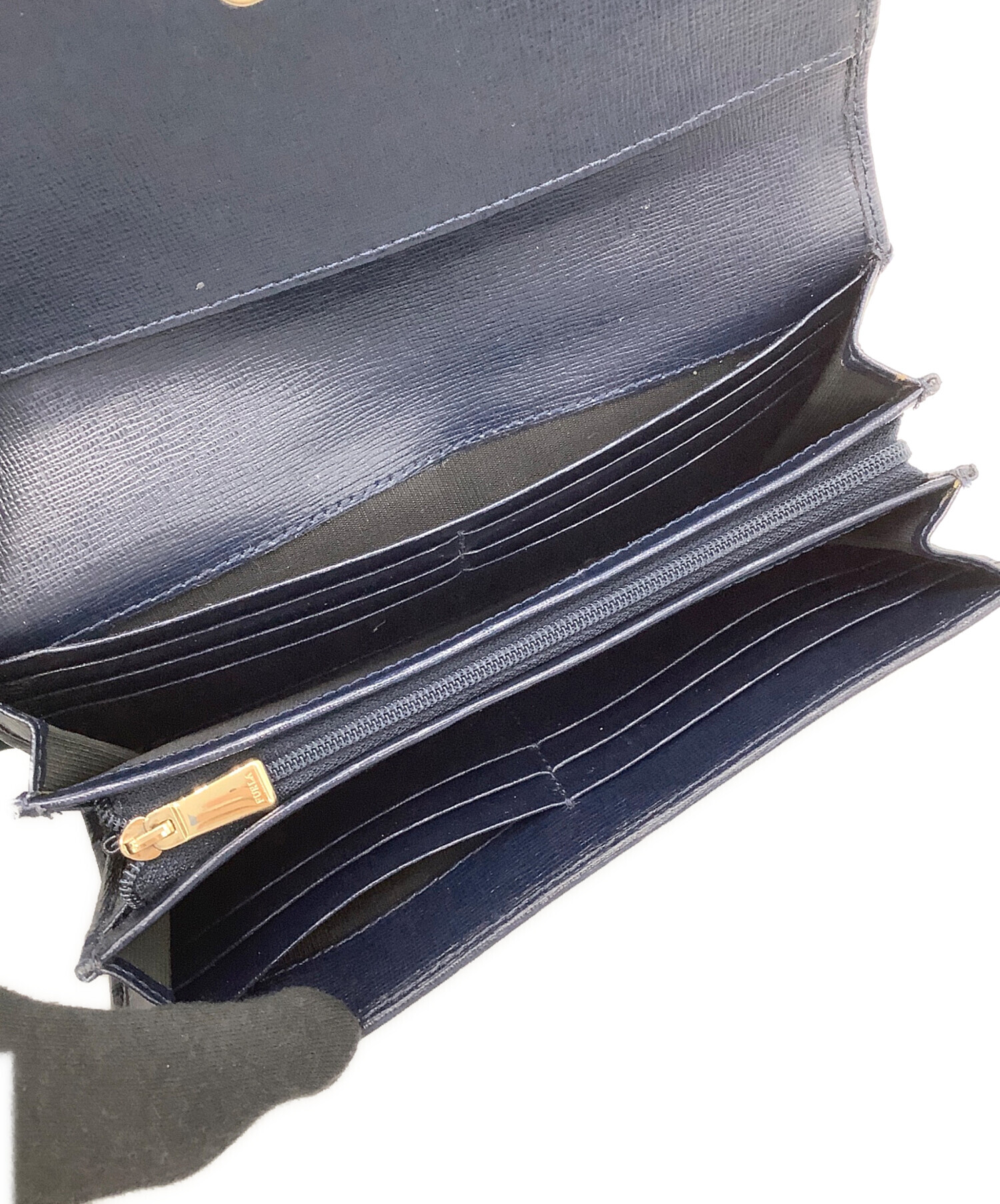中古・古着通販】FURLA (フルラ) 長財布 ネイビー｜ブランド・古着通販 