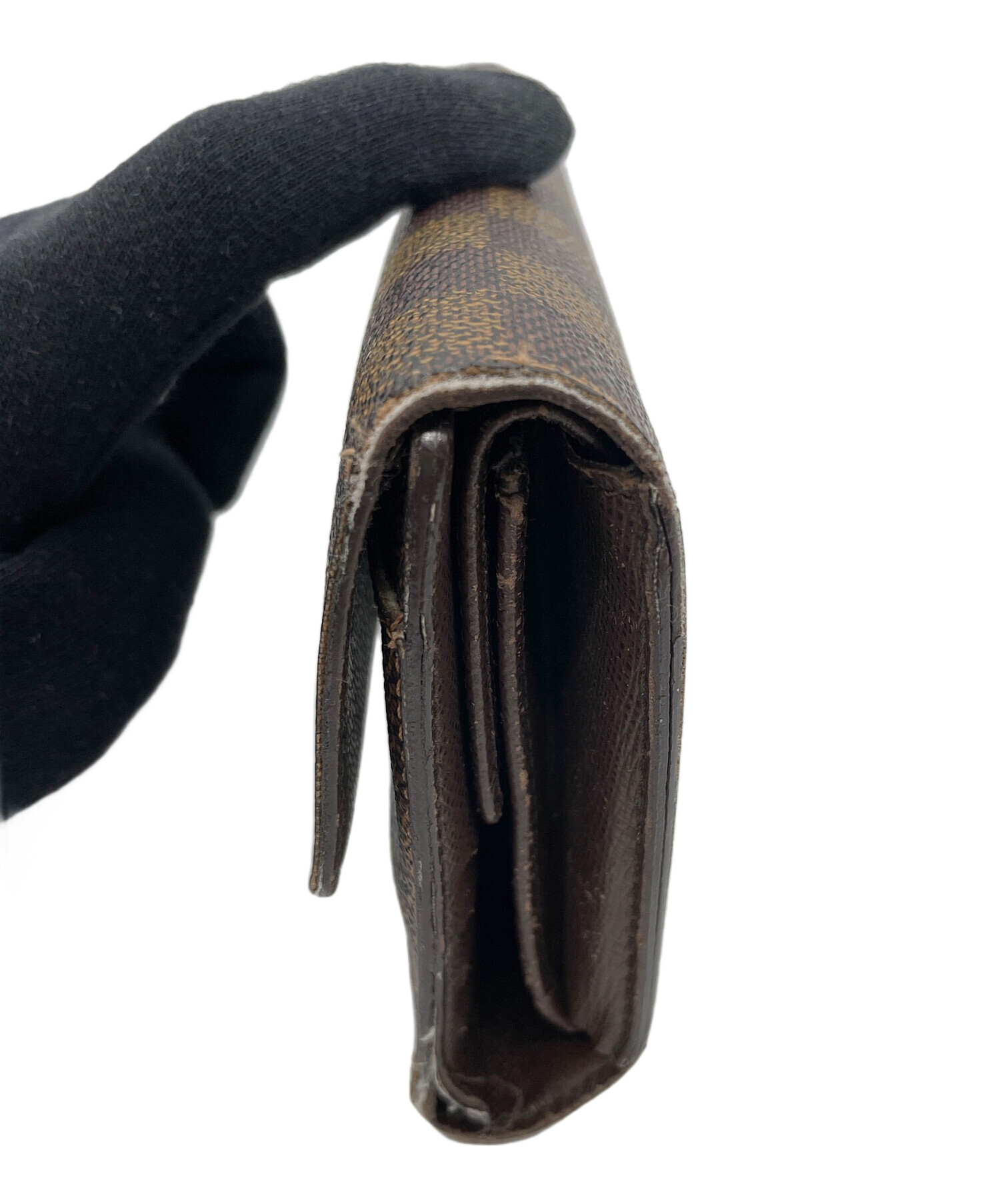 【未使用品】LOUIS VUITTON ダミエ・キャンバス 長財布 ルイヴィトン 中古・古着通販】LOUIS VUITTON (ルイ ヴィトン) 長財布 ダミエ