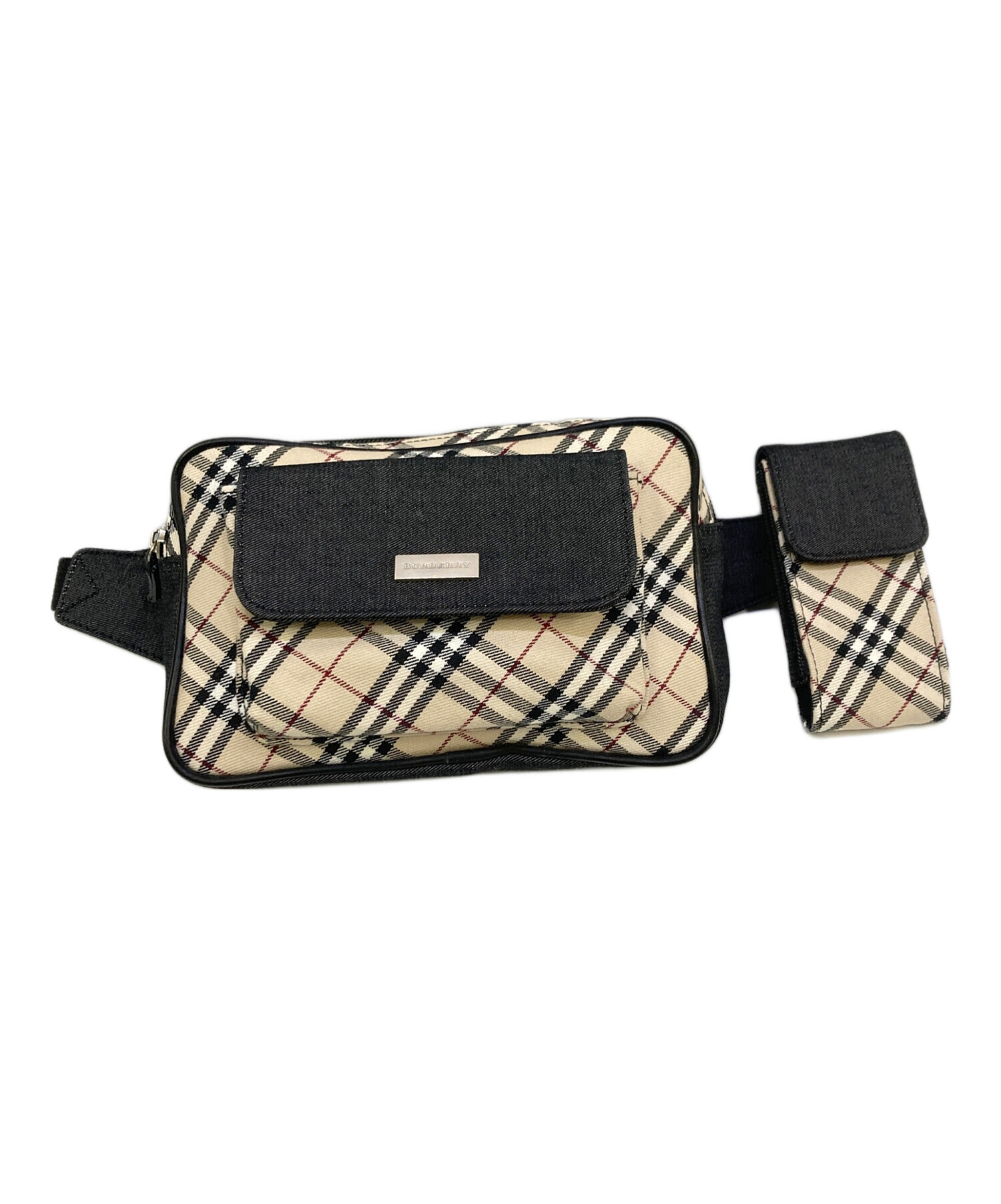 なかなかキレイなお品です☺︎BURBERRY/バーバリーノバチェックウエストポーチ 中古・古着通販】BURBERRY (バーバリー) ノバチェック ウエストバッグ
