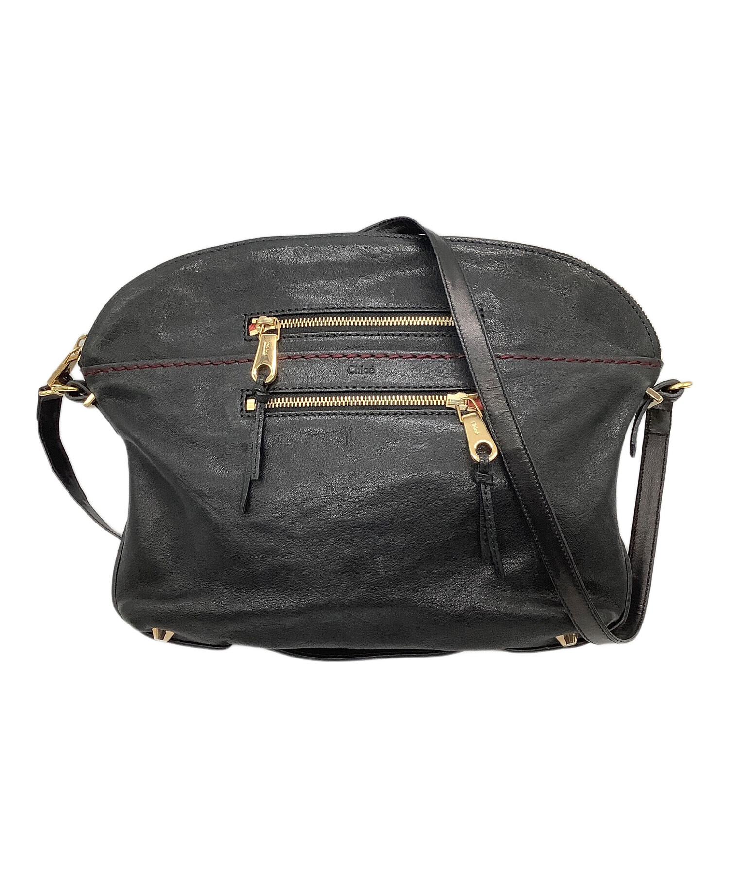 中古・古着通販】Chloe (クロエ) アンジー ショルダーバッグ ブラック