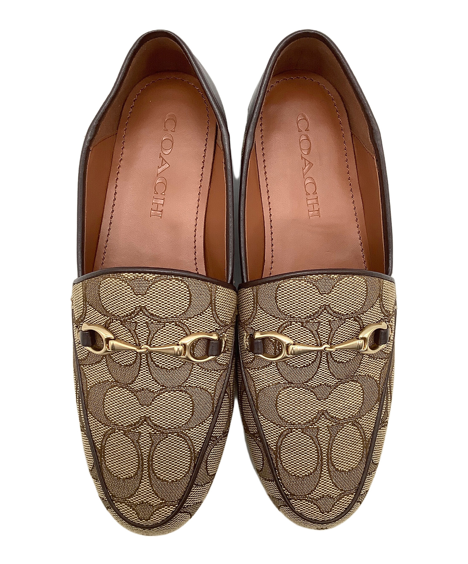 中古・古着通販】COACH (コーチ) シグネチャー ビットローファー