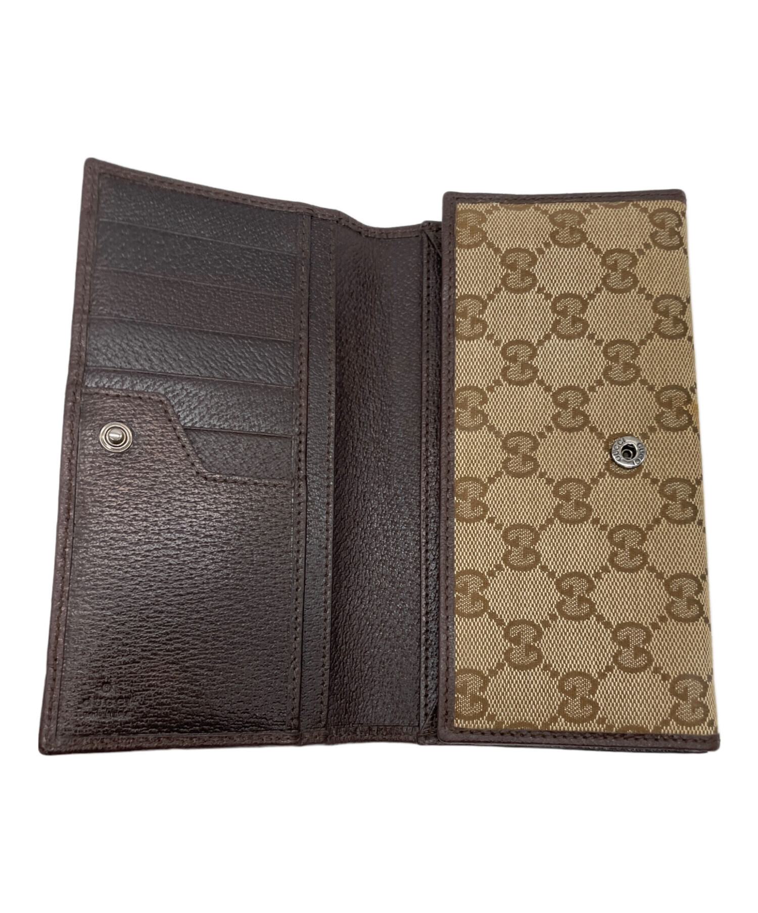 中古・古着通販】GUCCI (グッチ) 長財布 ベージュ｜ブランド・古着通販