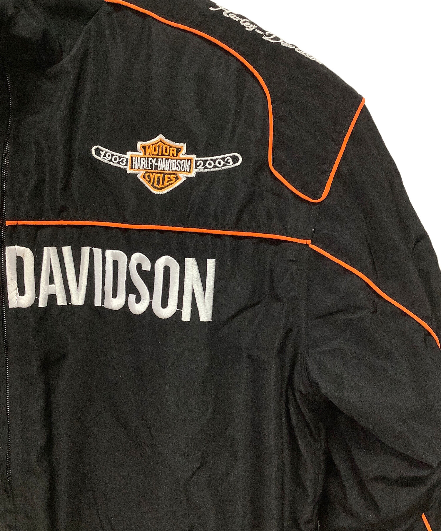 【希少】ハーレーダビットソン　レーシングジャケット　古着　ヴィンテージ 中古・古着通販】HARLEY-DAVIDSON (ハーレーダビッドソン) レーシング