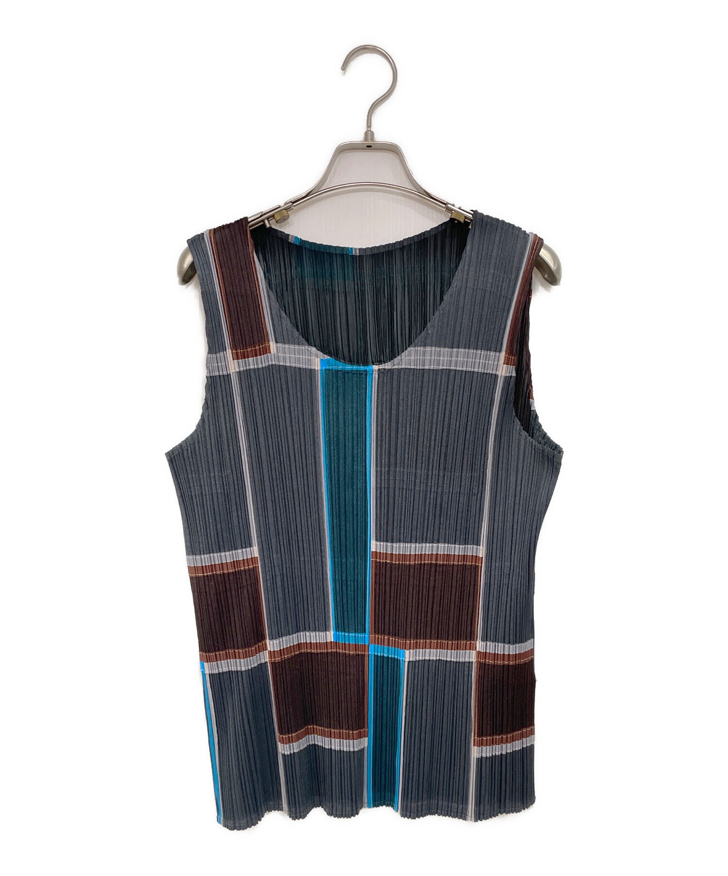 PLEATS PLEASE ノースリーブシャツ 中古・古着通販】PLEATS PLEASE (プリーツプリーズ) ノースリーブ