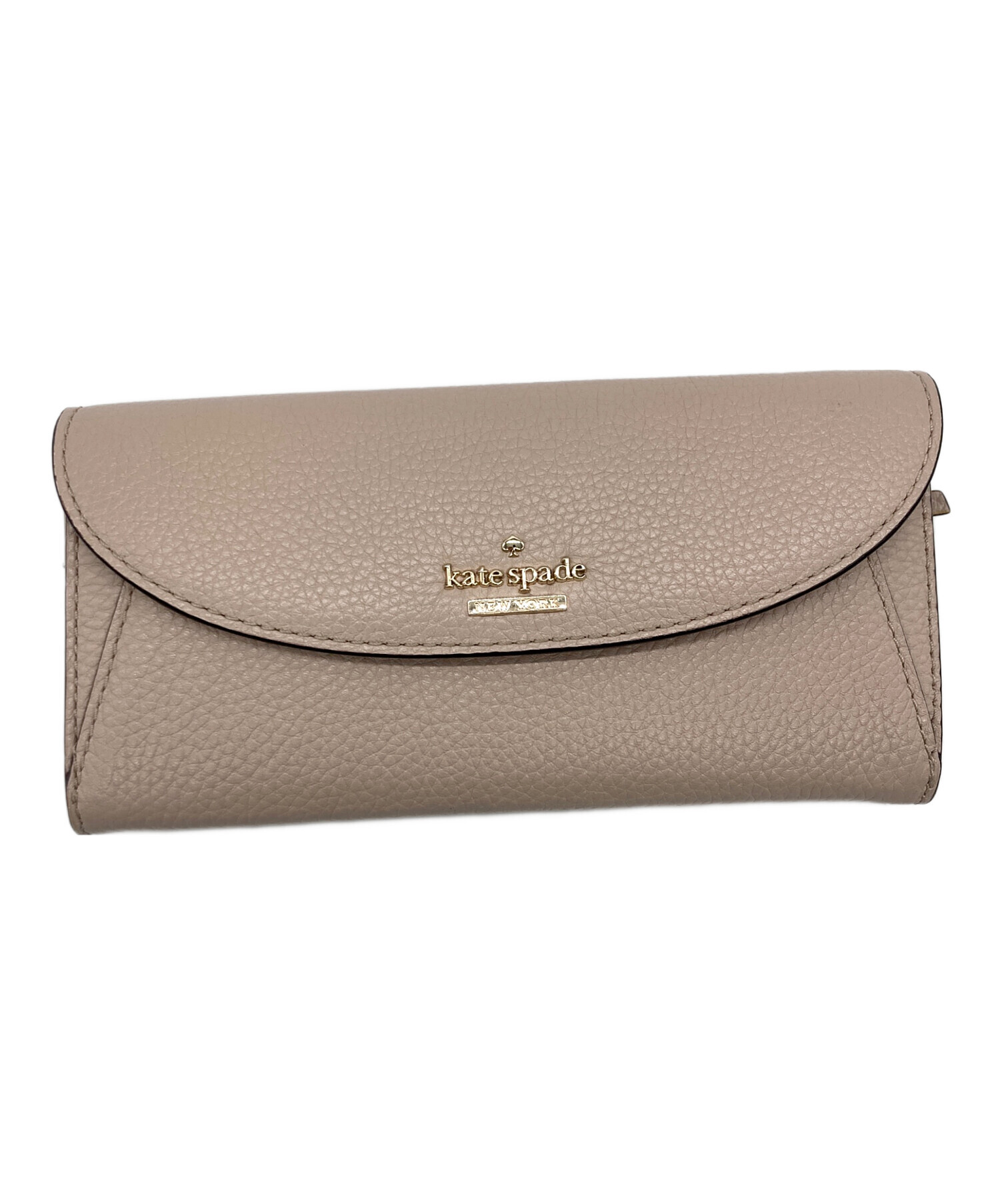 中古・古着通販】Kate Spade (ケイトスペード) 長財布 ベージュ 