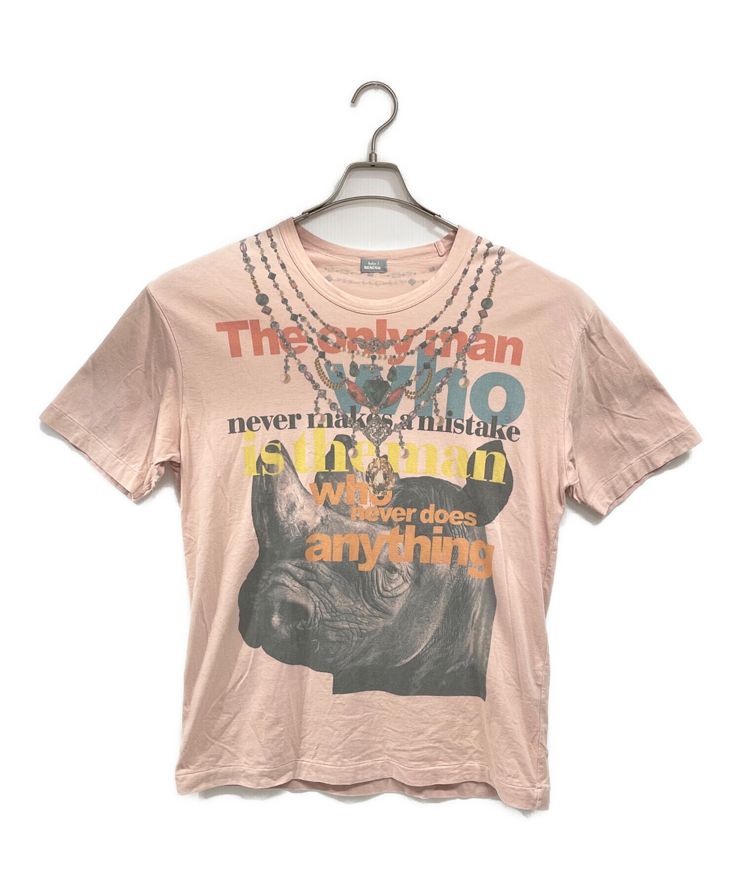 中古・古着通販】kolor/BEACON (カラービーコン) Tシャツ ピンク