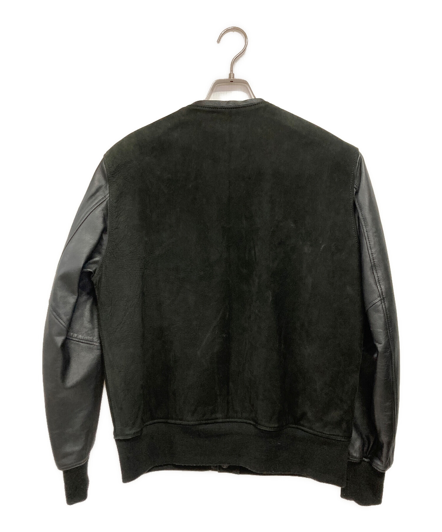 N.HOOLYWOOD スタジャン サイズ36 ブラック 中古・古着通販】N.HOOLYWOOD (エヌ ハリウッド) レザー スタジャン