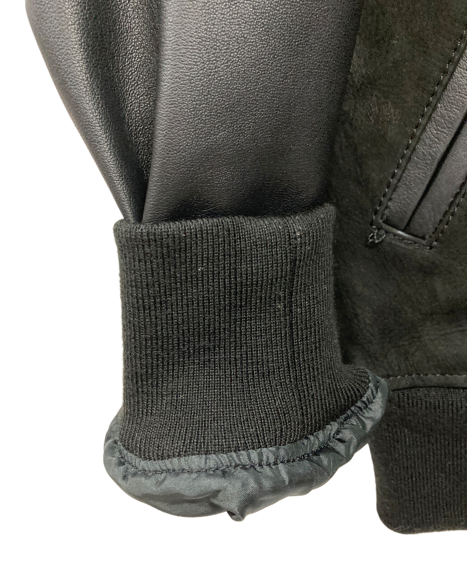 エヌハリウッド レザースタジャン size38 中古・古着通販】N.HOOLYWOOD (エヌ ハリウッド) スタジャン グレー