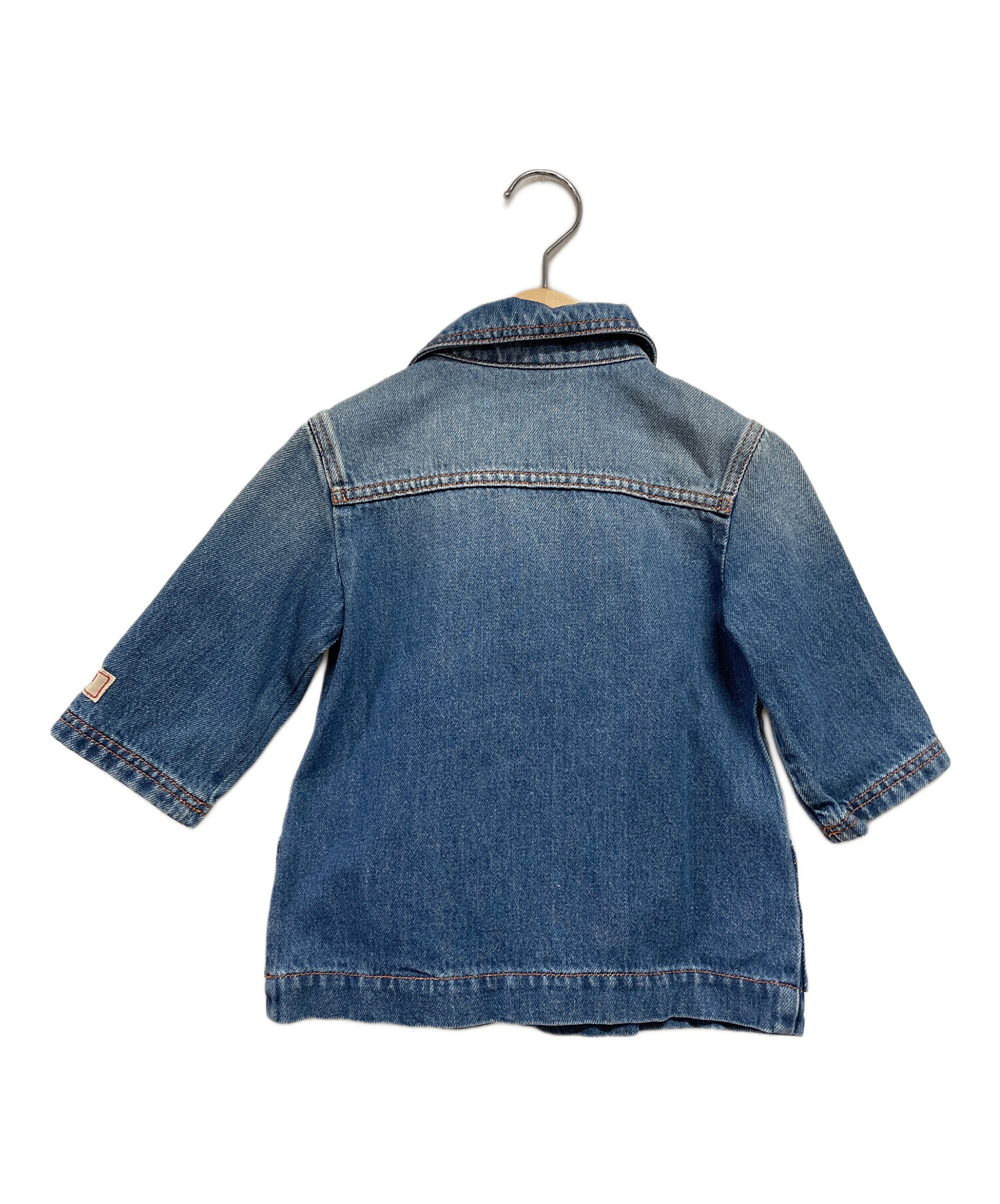 中古・古着通販】GUCCI (グッチ) 半袖シャツ ブルー サイズ:110