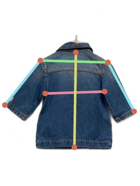 中古・古着通販】GUCCI (グッチ) 半袖シャツ ブルー サイズ:110