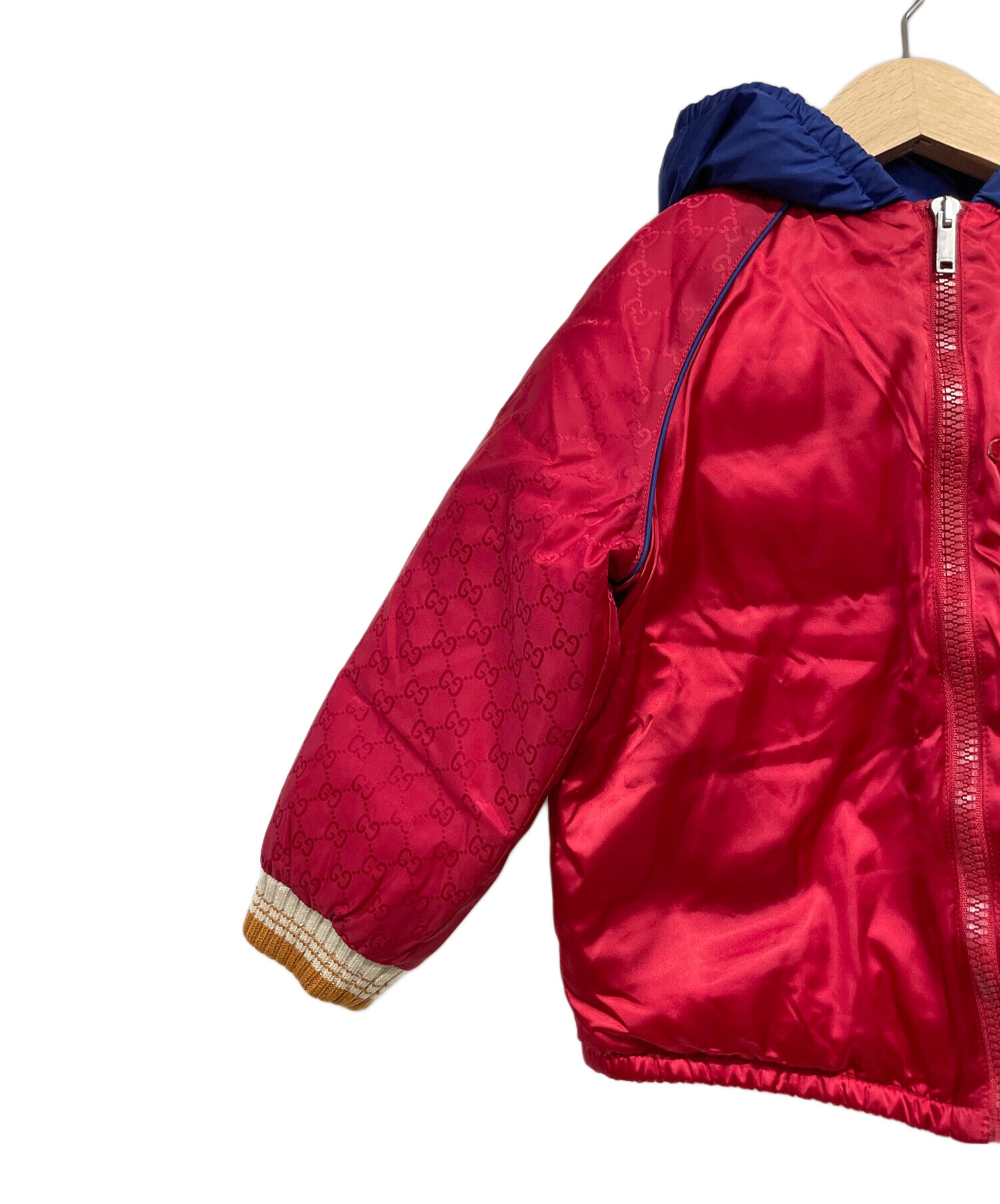 中古・古着通販】GUCCI (グッチ) ダウンジャケット レッド サイズ:36