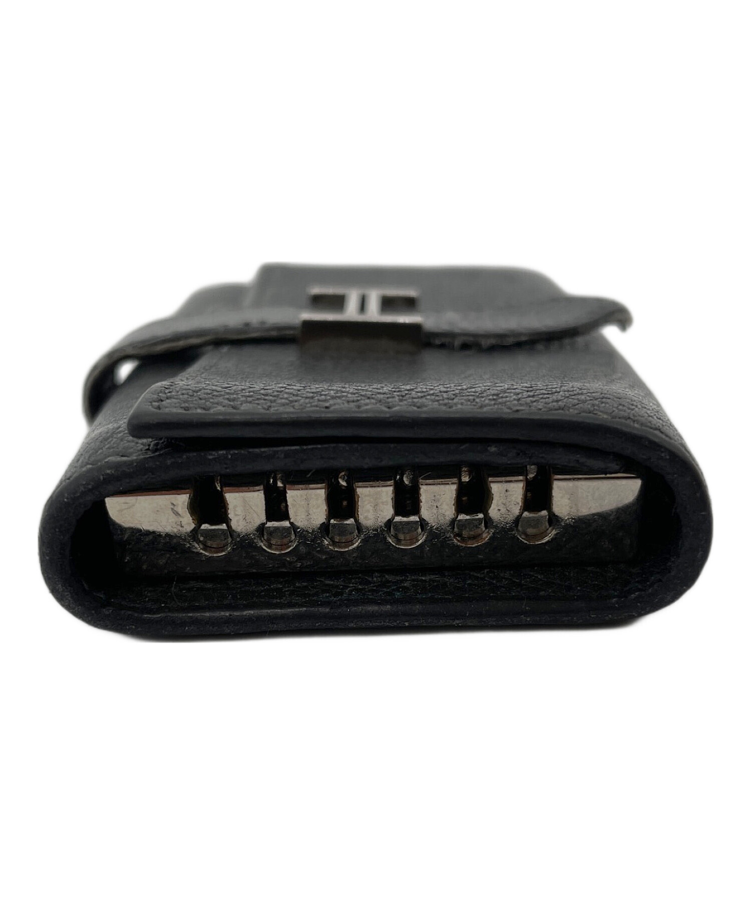 中古・古着通販】HERMES (エルメス) ベアン 6連キーケース ブラック