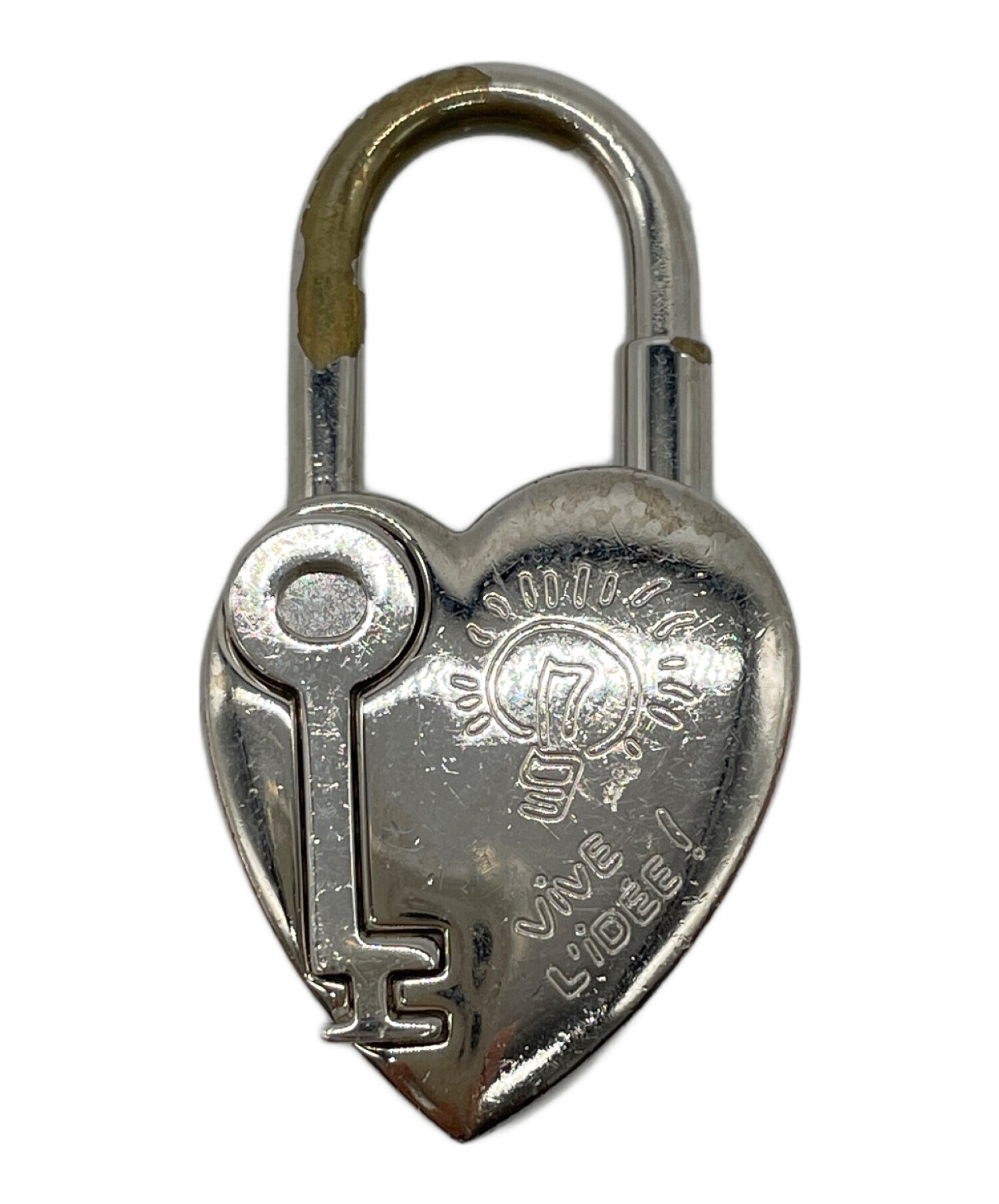 エルメス　ファンタジーハート型ロック　シルバー 中古・古着通販】HERMES (エルメス) ハートカデナ（南京錠） シルバー