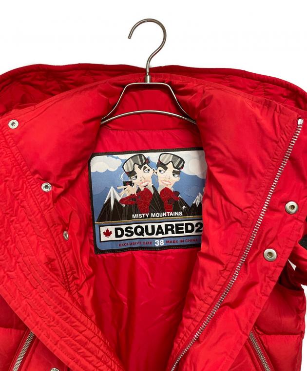 中古・古着通販】DSQUARED2 (ディースクエアード) ダウンベスト レッド