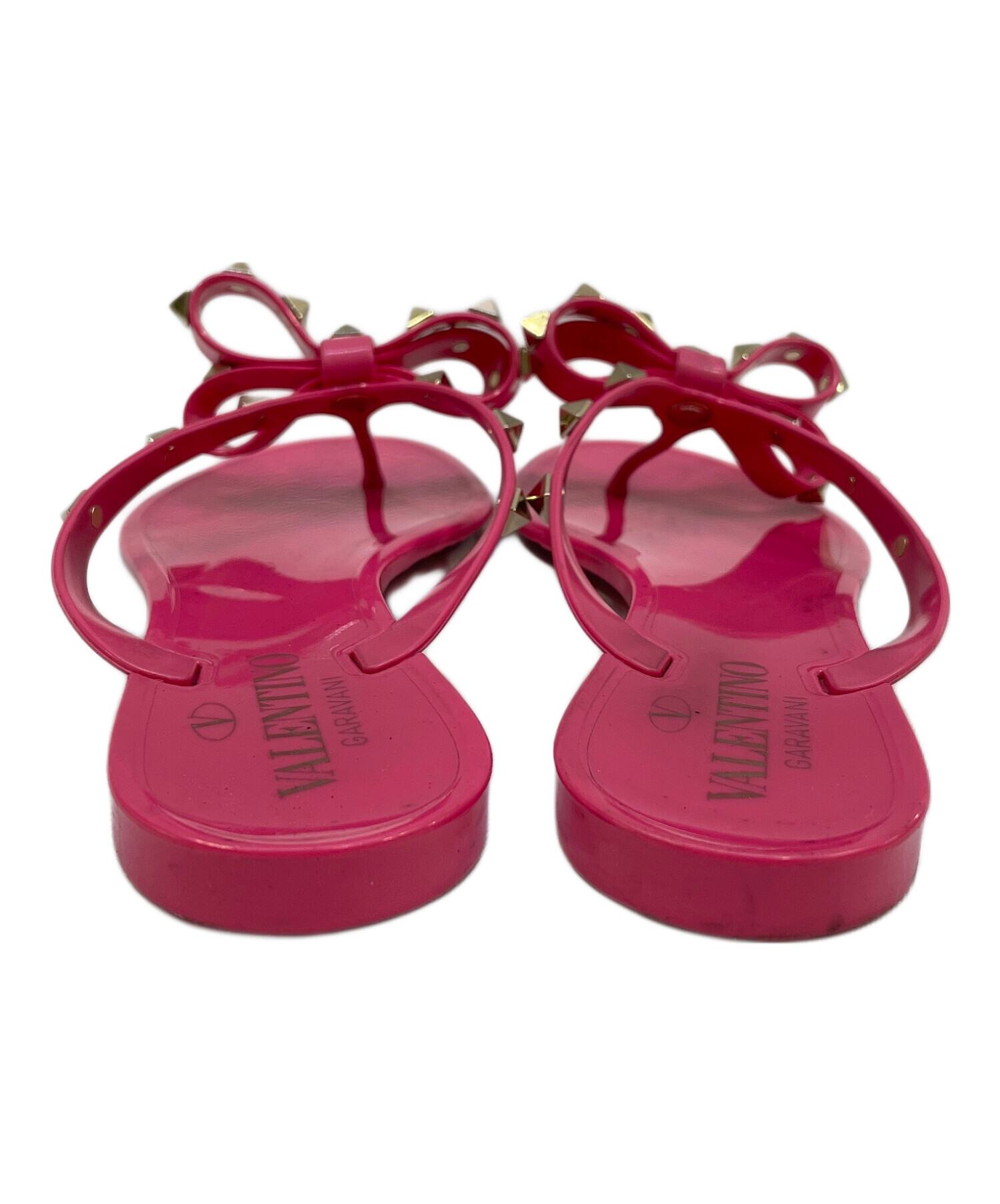 中古・古着通販】VALENTINO (ヴァレンティノ) スタッズリボンサンダル