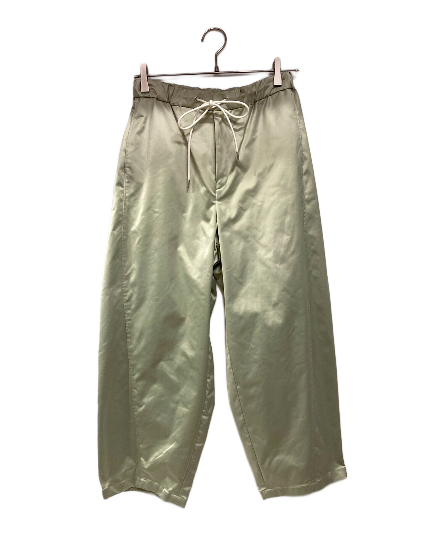 中古・古着通販】qualite (カリテ) ワイドパンツ グリーン サイズ:38 